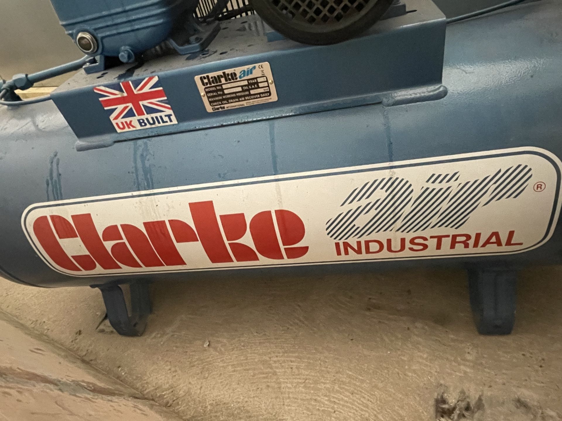 2021 Clarke Air Model XEV16/150 150L 3HP Air Compressor S/No.149926, 240v - Image 2 of 6