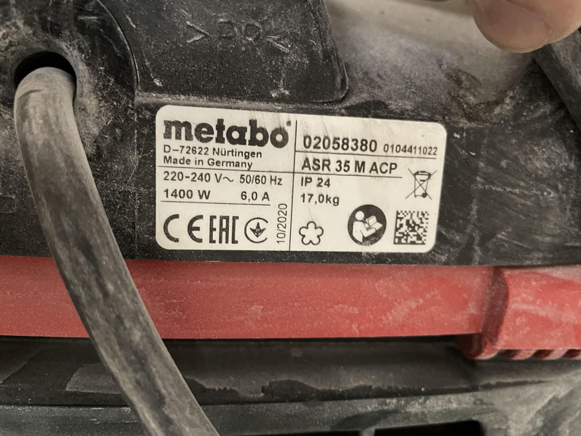 Metabo ASR 35M ACP Vacuum Cleaner S/No. 02058380, 240v - Image 2 of 3