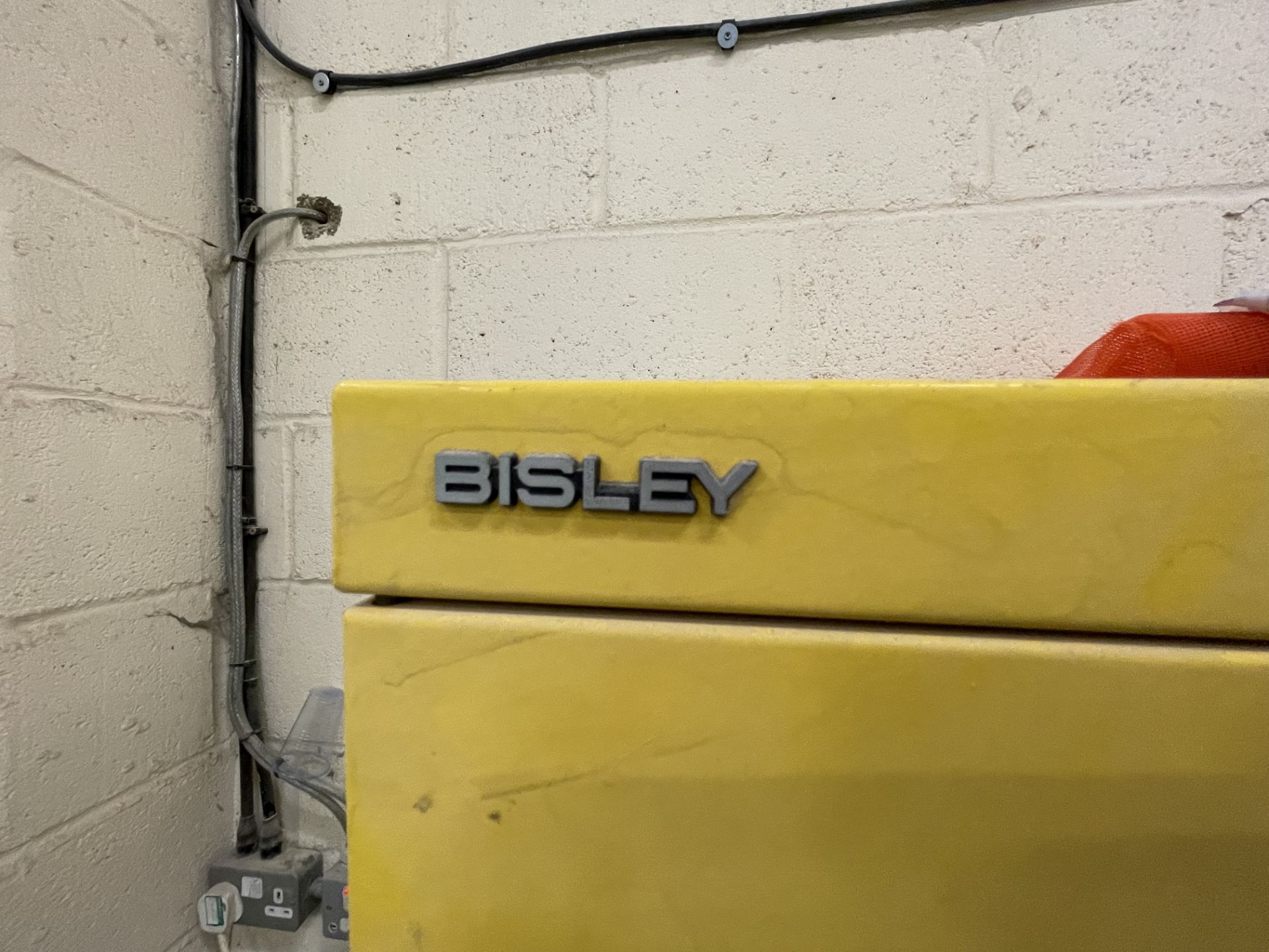 Bisley Yellow 2-Door Steel Chemical Cabinet (All Chemical Contents Excluded) - Image 2 of 3