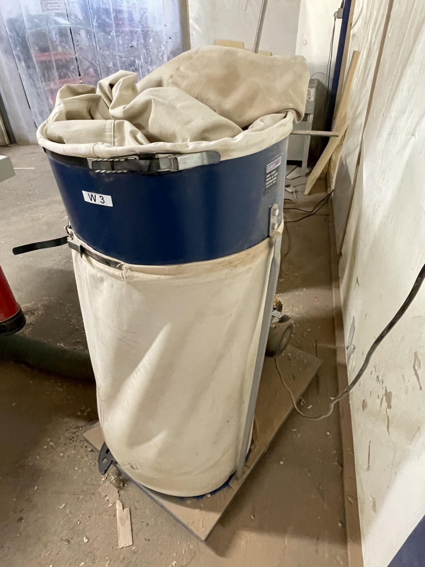 Sealey Model SM47 2HP Single Bag Dust and Chip Extractor - Image 6 of 6