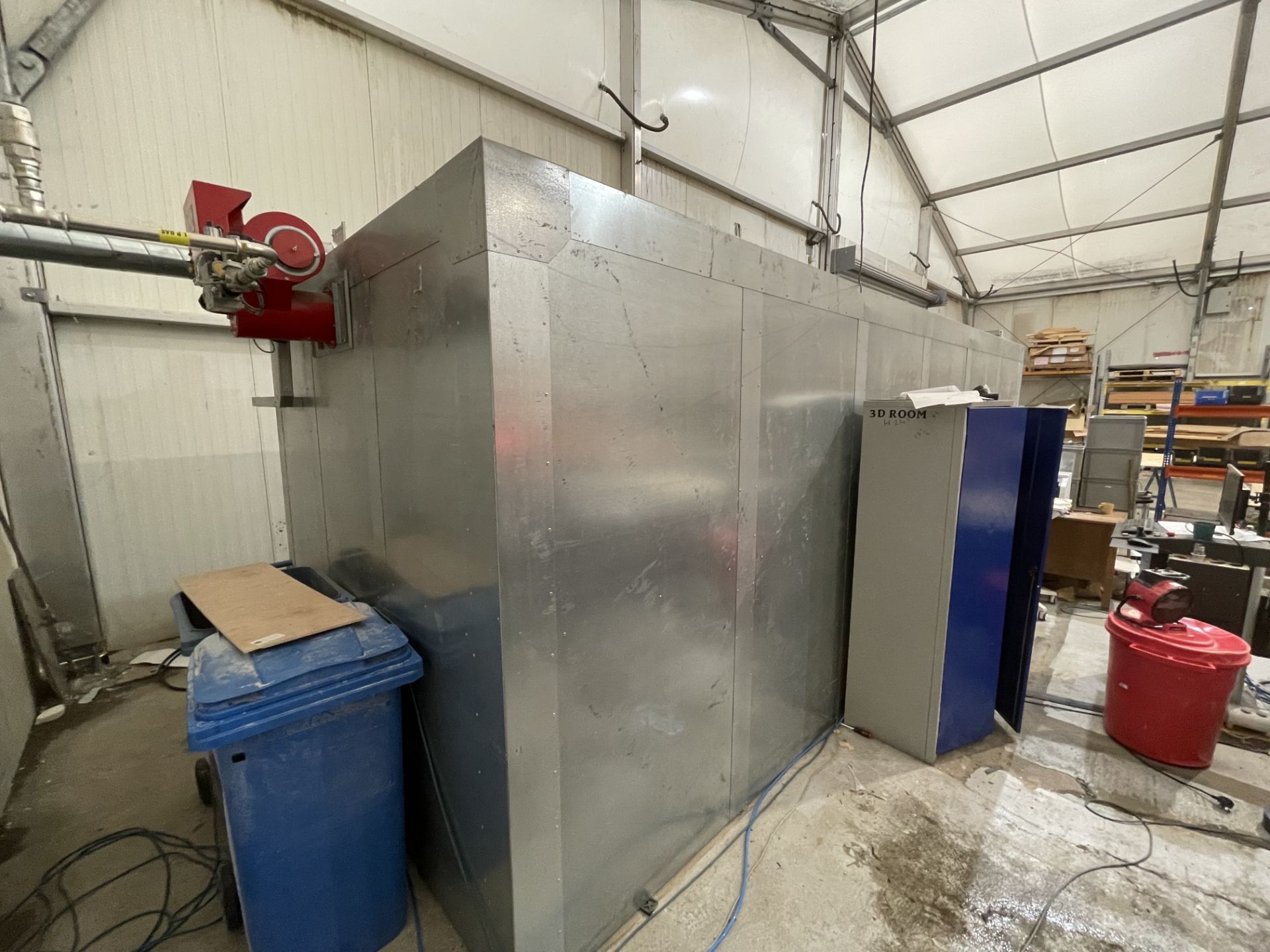 2017 Airflow Industrial Drying Oven, Measures 6200x2400X2300mm with 2016 Comtherm BK-O Natural Gas - Image 12 of 12