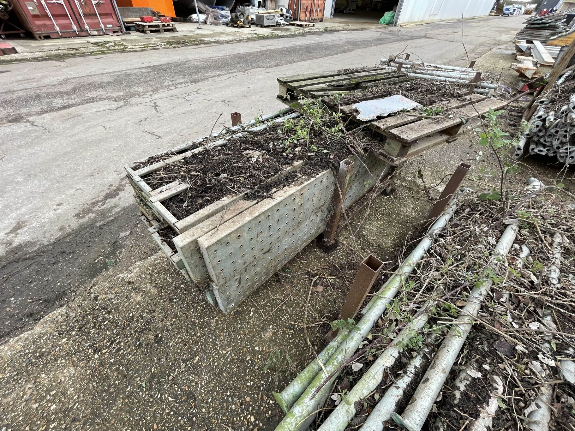 Large Quantity of galvanised steel Scaffolding and Steps - Image 12 of 16
