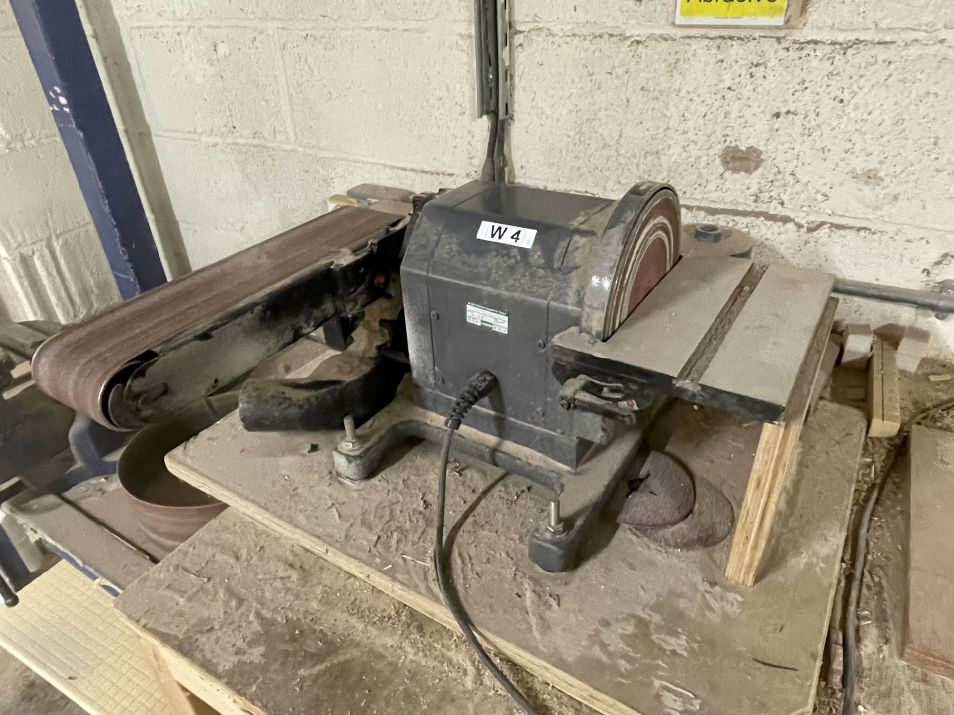 S.I.P Model 01946 4"x8" 500W Belt/Disc Sander, 240v - Image 2 of 6