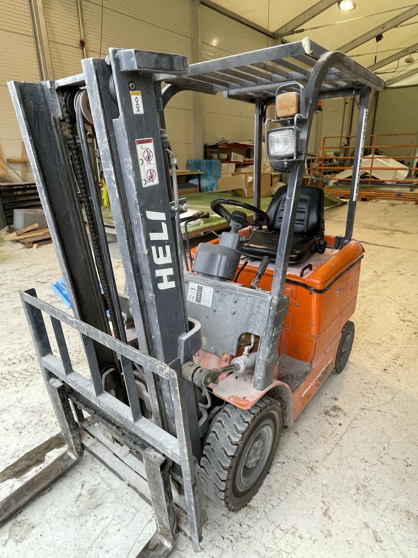 2008 Heli Model HBF15 1500KG Rated Electric Doubemast Forklift S/No. E3611, Odometer Reading: 1279 - Image 5 of 14