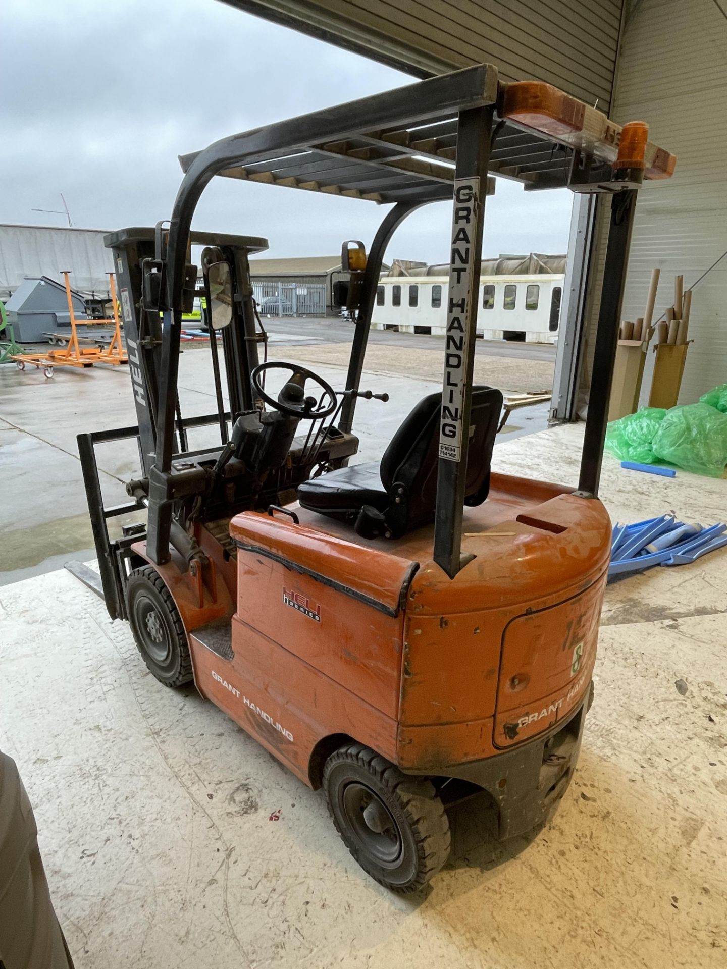 2008 Heli Model HBF15 1500KG Rated Electric Doubemast Forklift S/No. E3611, Odometer Reading: 1279 - Image 6 of 14