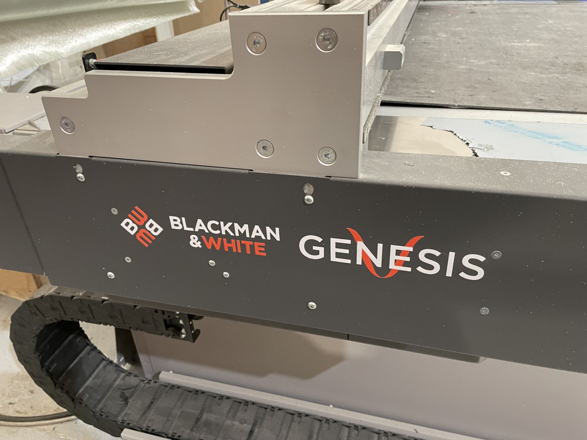 2019 Blackman & White Genesis-V Multi Function Digital Cutting Machine 1.6x3m Bed, S/No. 219943 - Image 2 of 11