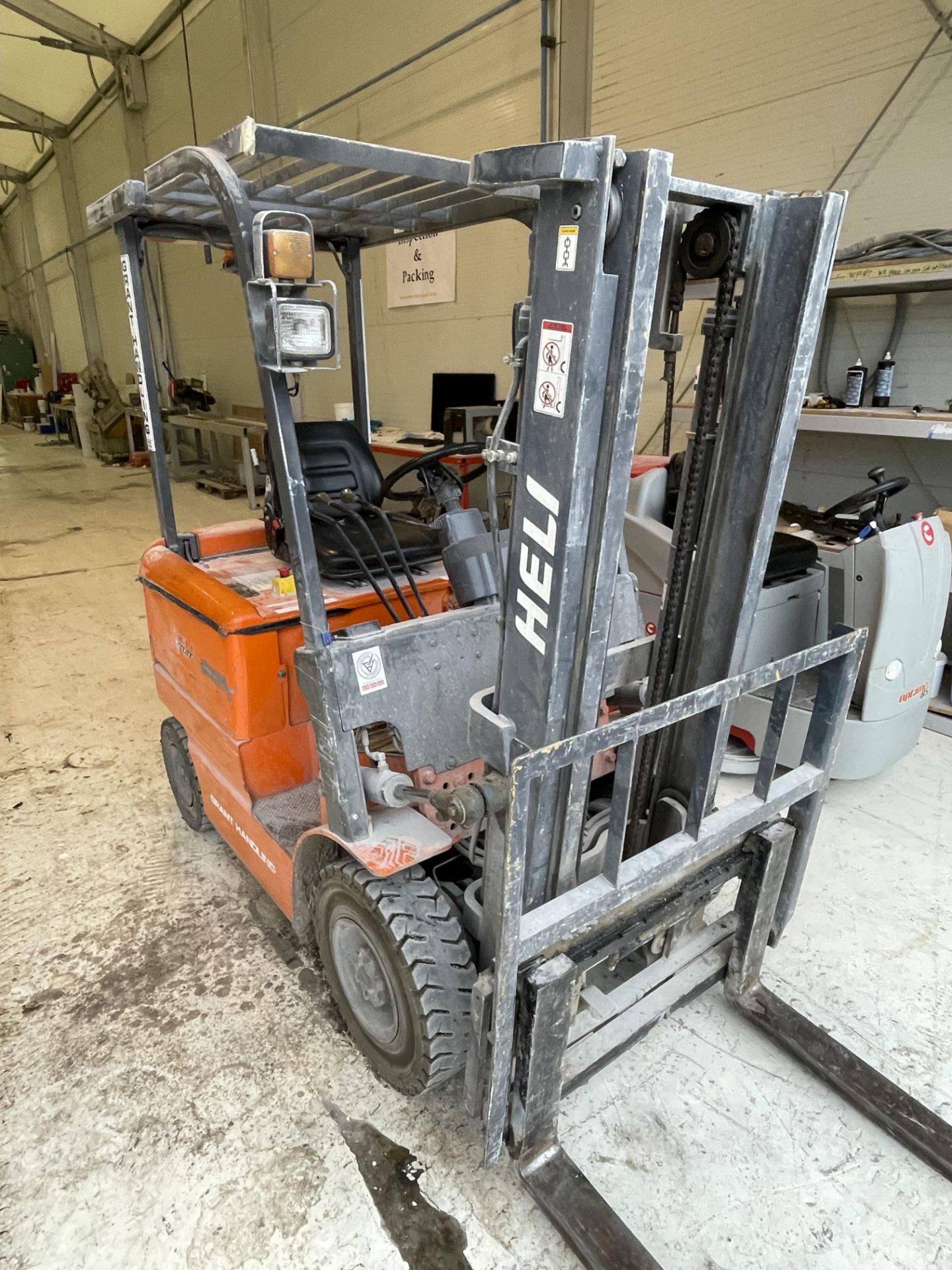 2008 Heli Model HBF15 1500KG Rated Electric Doubemast Forklift S/No. E3611, Odometer Reading: 1279 - Image 2 of 14