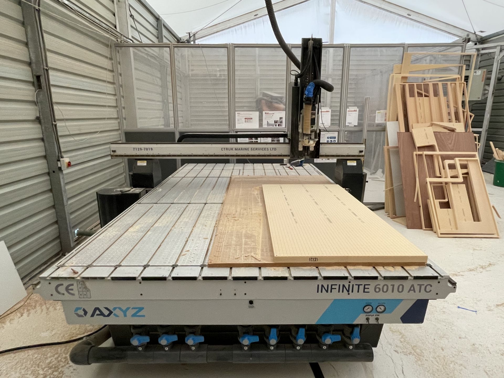 2020 AXYZ Infinite Model 6010 ATC CNC Router S/No.7129-7019, 3-Phase - Image 13 of 13