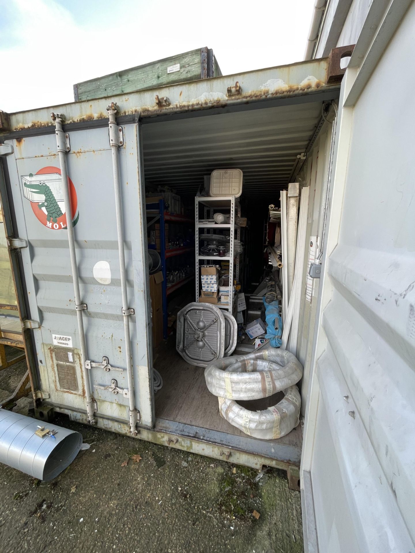 2004 CIMC Type 1AA-091A42G1G 40' Shipping Container S/No. NSSC04B 07636 and Contents to Included - Image 4 of 27