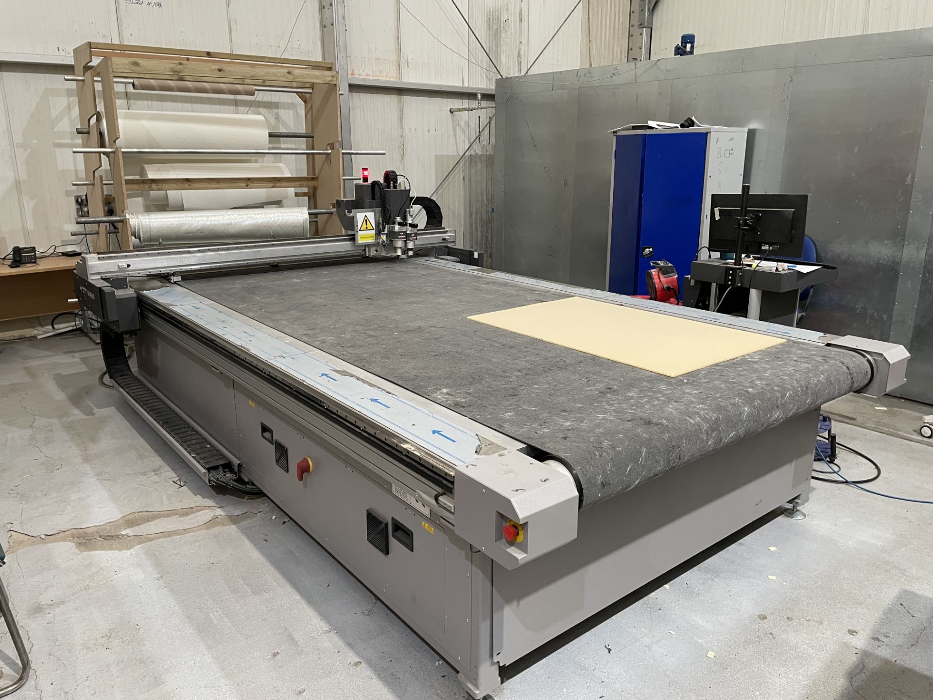 2019 Blackman & White Genesis-V Multi Function Digital Cutting Machine 1.6x3m Bed, S/No. 219943