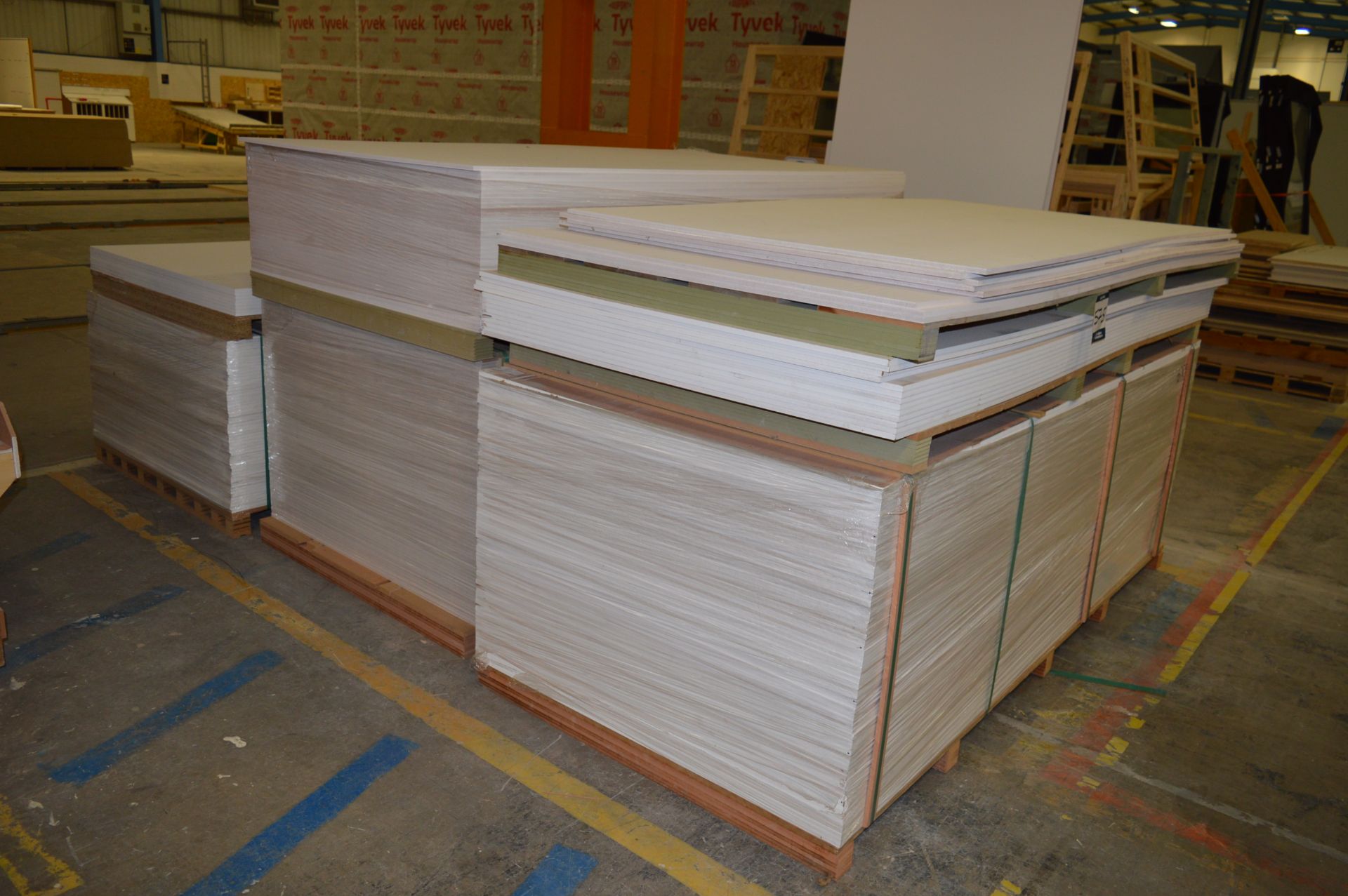 Approx. 245x (no.) various primed FR boards, 12mm thick - Image 2 of 2