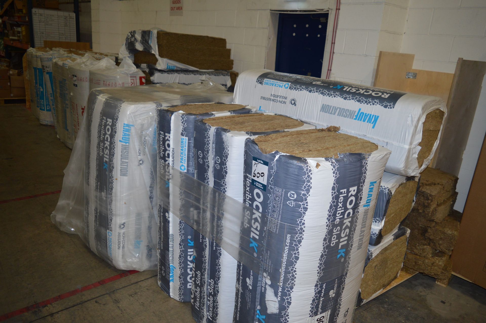 Quantity of Rockwool, Rocksilk and Knauf insulation