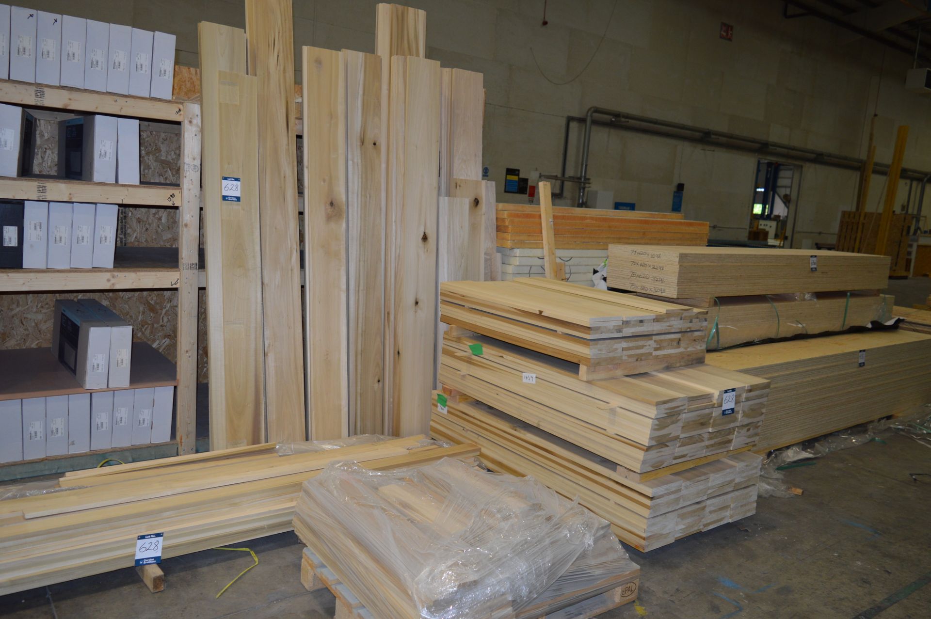 2x (no.) double sided racks and contents of cut timber - Image 3 of 3