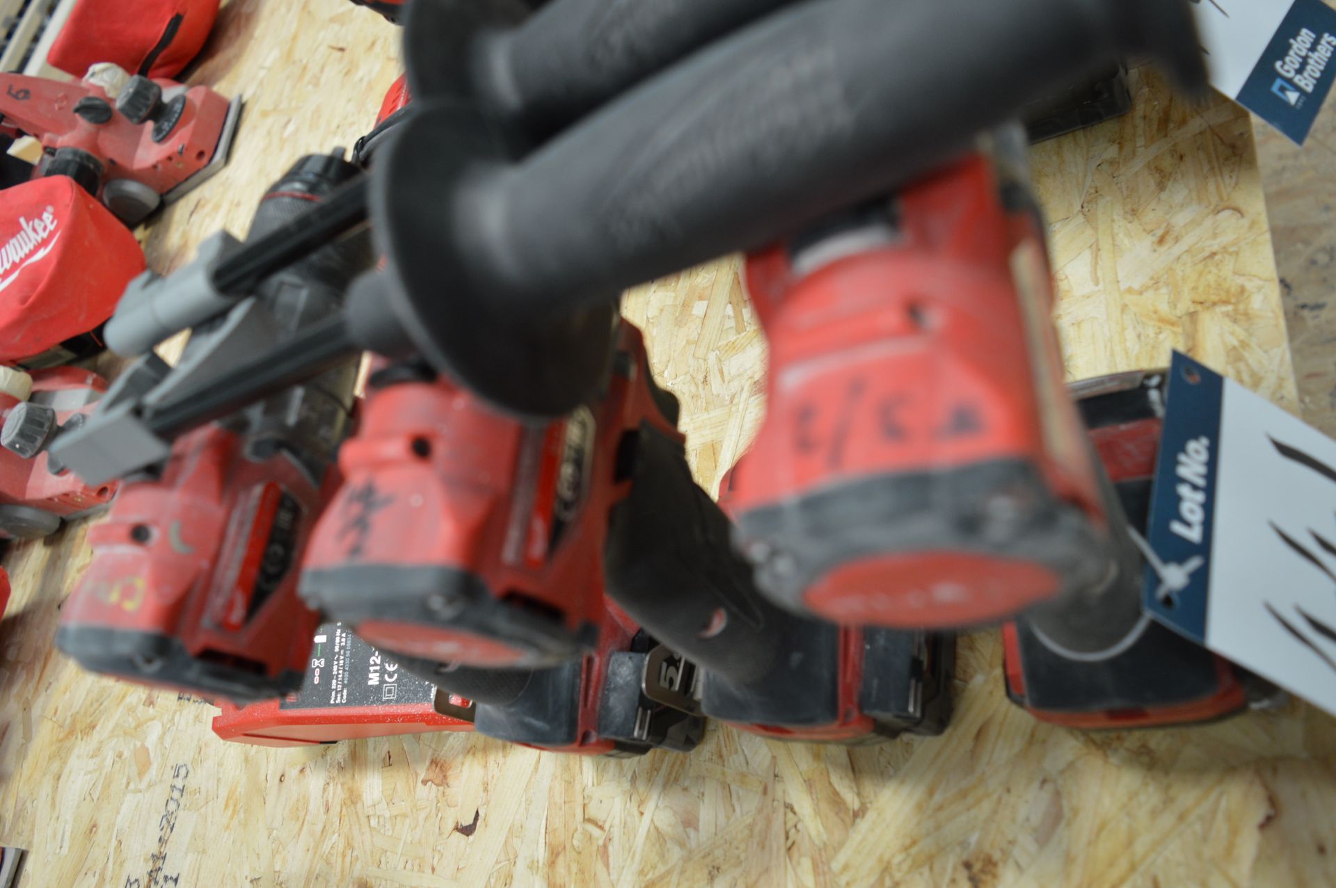 3x (no.) various Milwaukee, 18v drills each with battery and one charger - Image 3 of 3