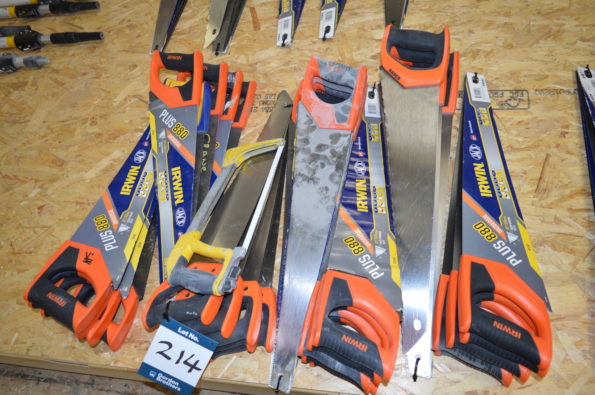 Quantity of various saws