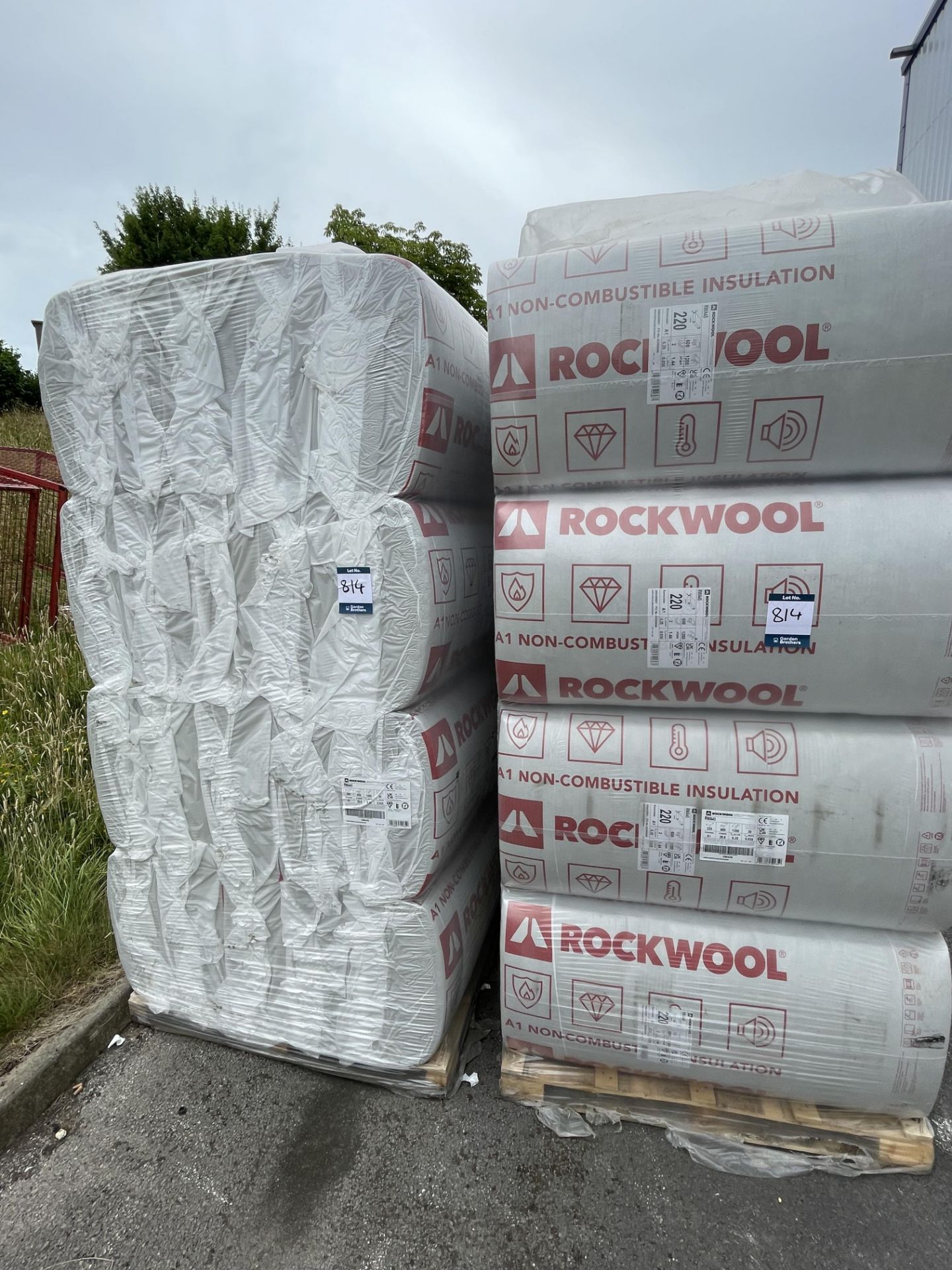 c.12 Pallets of Rockwool RWA45 220x600x1200 & 140x600x1200 Mineral Wool Insulation - Image 2 of 7