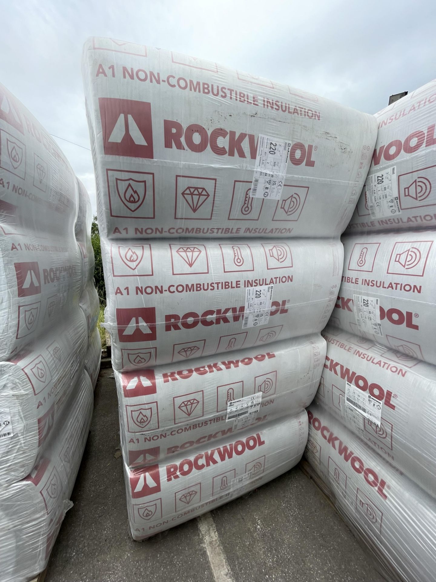 c.35 Pallets of Rockwool RWA45 220x600x1200mm Mineral Wool Insulation - Image 4 of 5