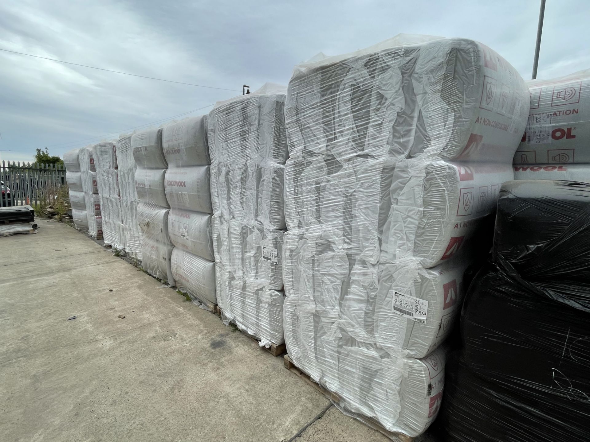 c.35 Pallets of Rockwool RWA45 220x600x1200mm Mineral Wool Insulation