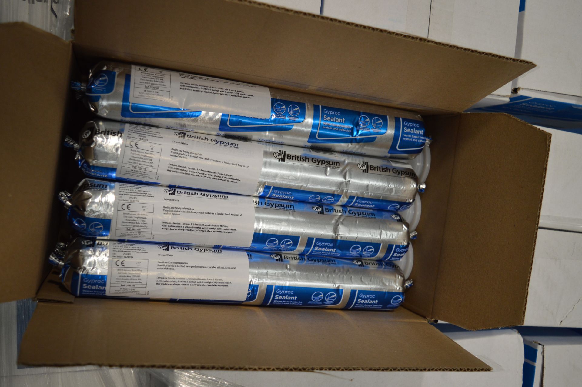 20x (no.) boxes x 10 Gyproc, joint tape 150m rolls and 10x (no.) boxed x 12 Gyproc, sealant 60ml - Image 2 of 2