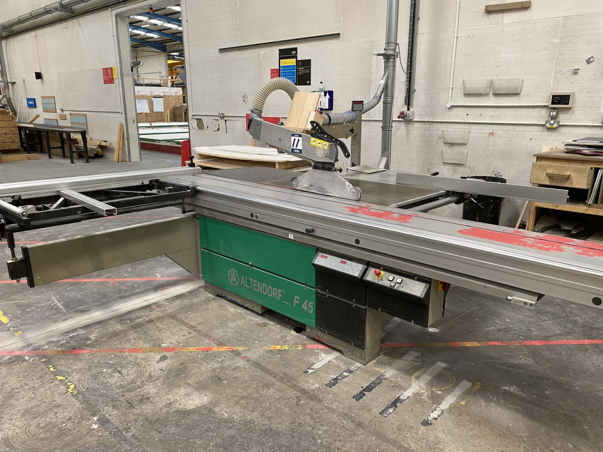 Altendorf F45 CE-AU8F 450mm dimension circular saw bench with digital gauge and controller, Serial - Image 2 of 8