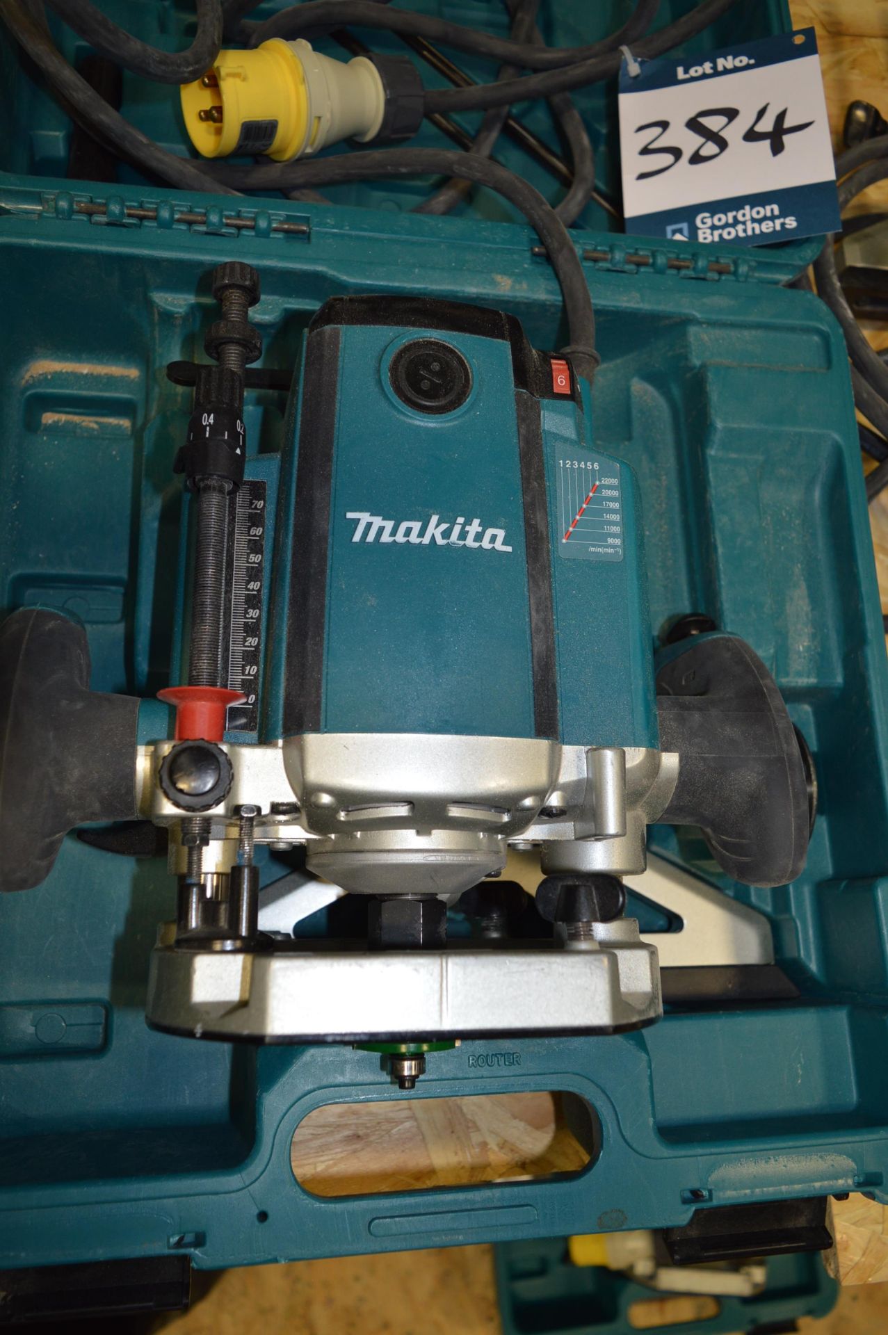 Makita, router, Model RP2301FC, 110v with carry case - Image 2 of 2