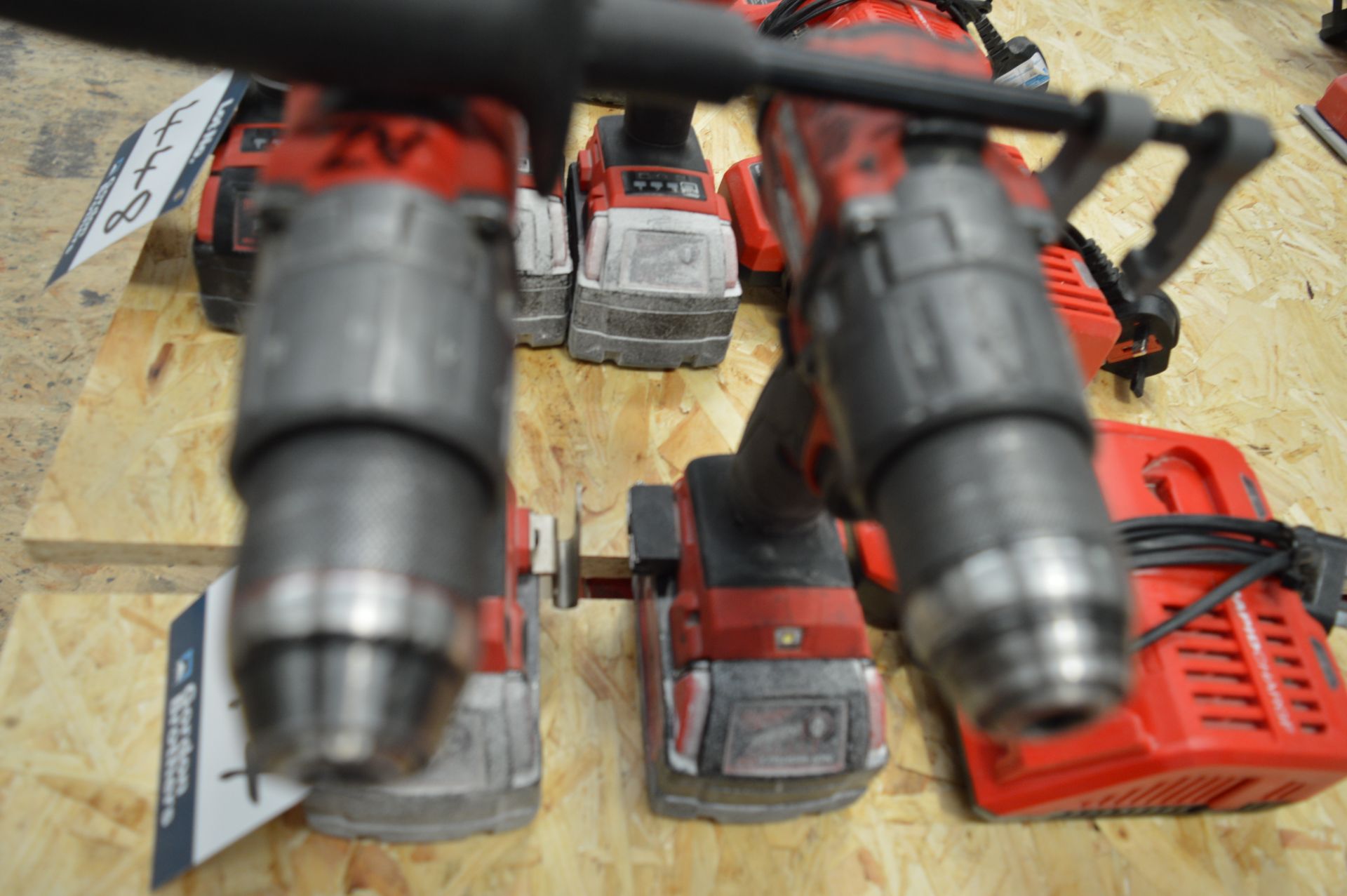 2x (no.) Milwaukee, 18v drills each with battery and one charger - Image 2 of 2