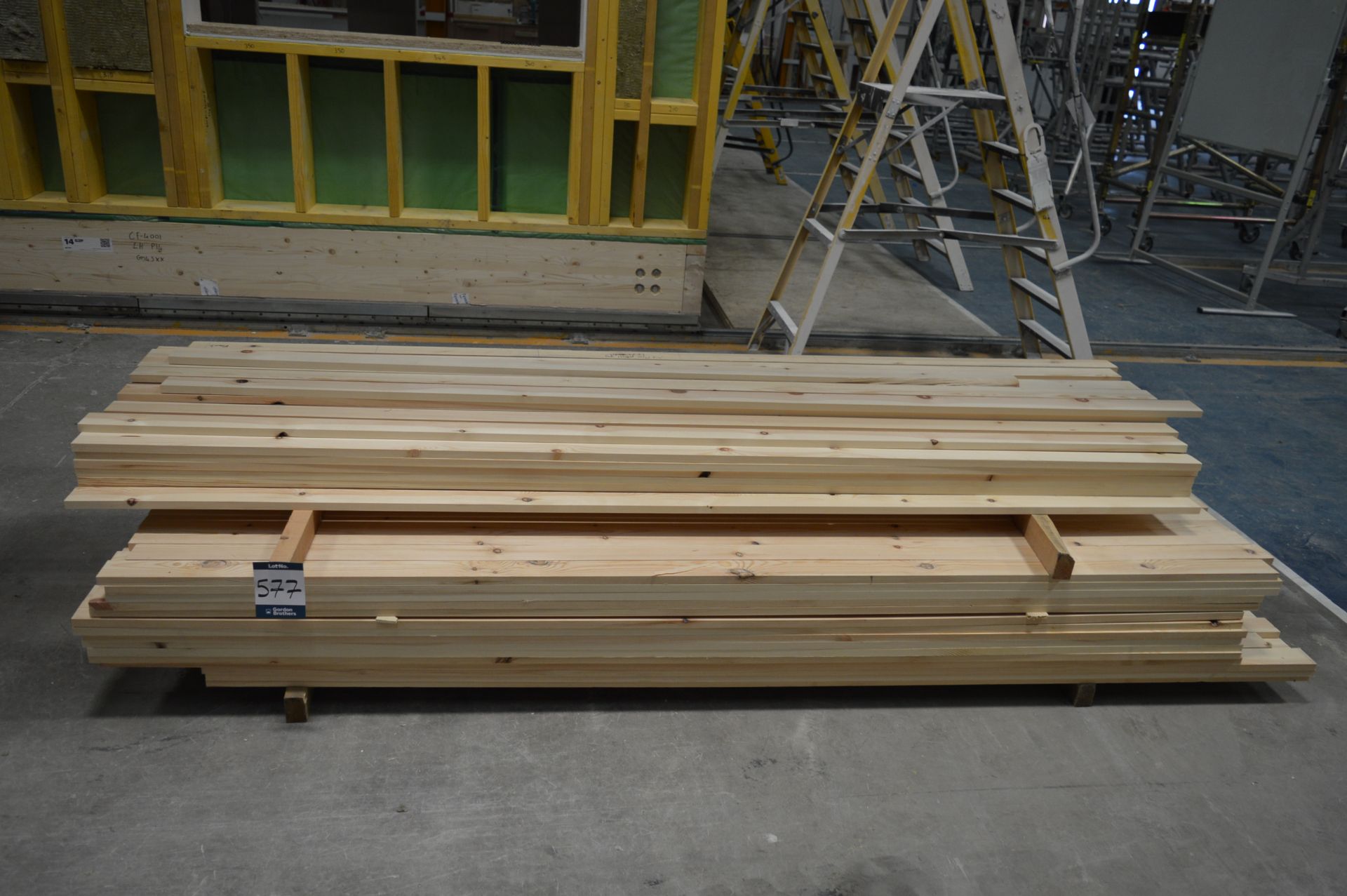 Quantity of timber, 67mm x 18mm x 2695mm