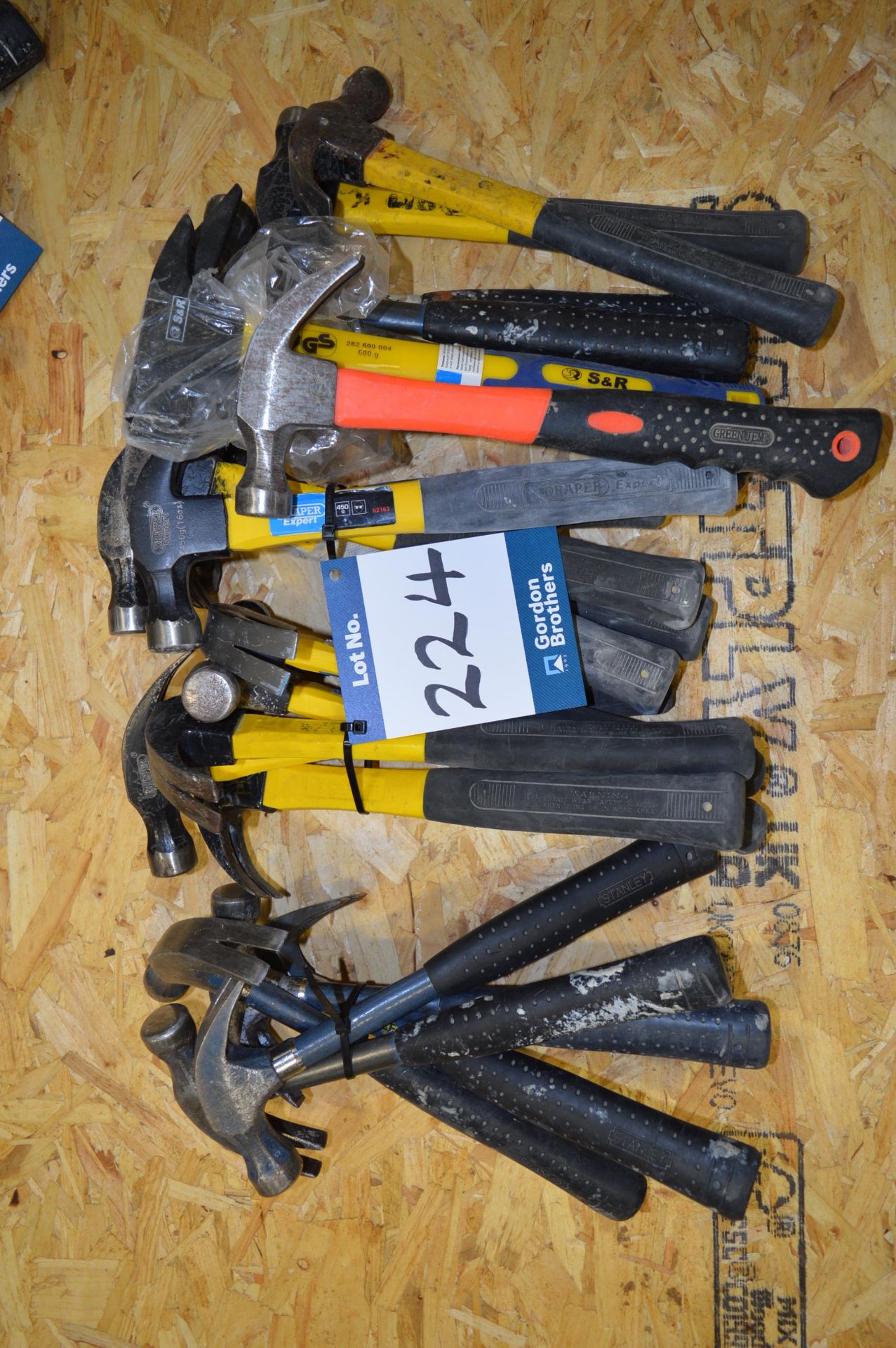 20x (no.) various hammers