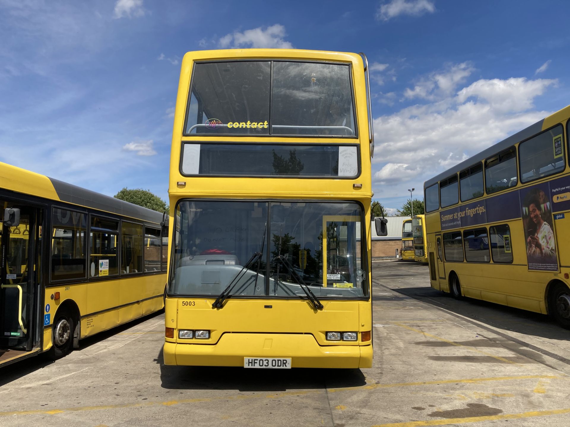 Volvo B7TL, double deck service bus, Body Type: East Lancs Vyking, Body No: 45501, Registration