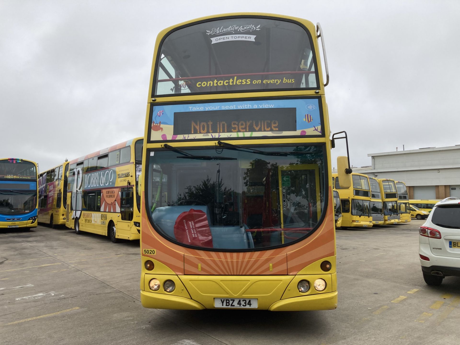 Volvo B7TL, double deck service bus, Body Type: Wrighbus Eclipse Gemini Part-Open Top, Body No: