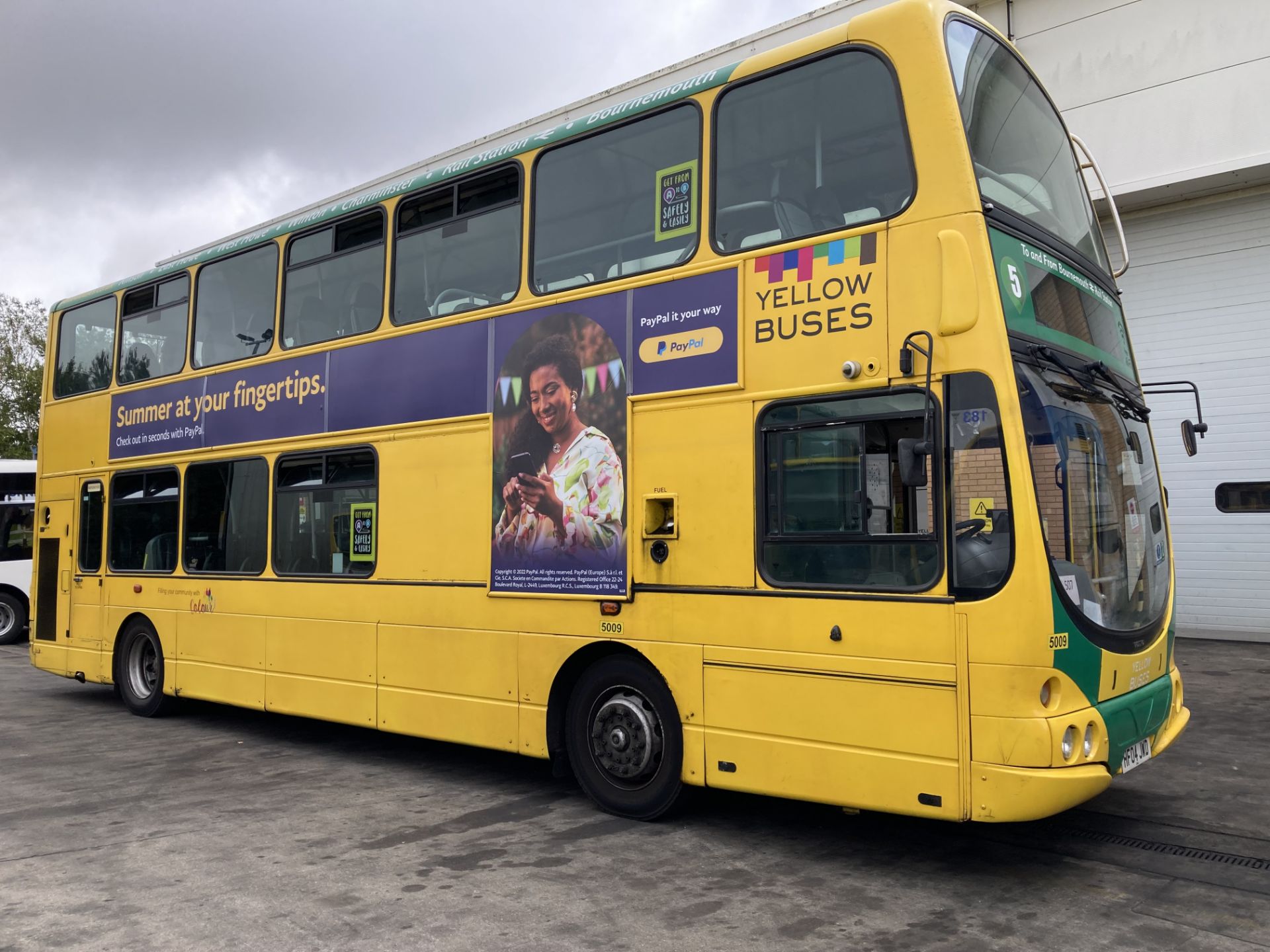 Volvo B7TL, double deck service bus, Body Type: Wrightbus Gemini, Body No: H132, Registration No: - Image 2 of 8