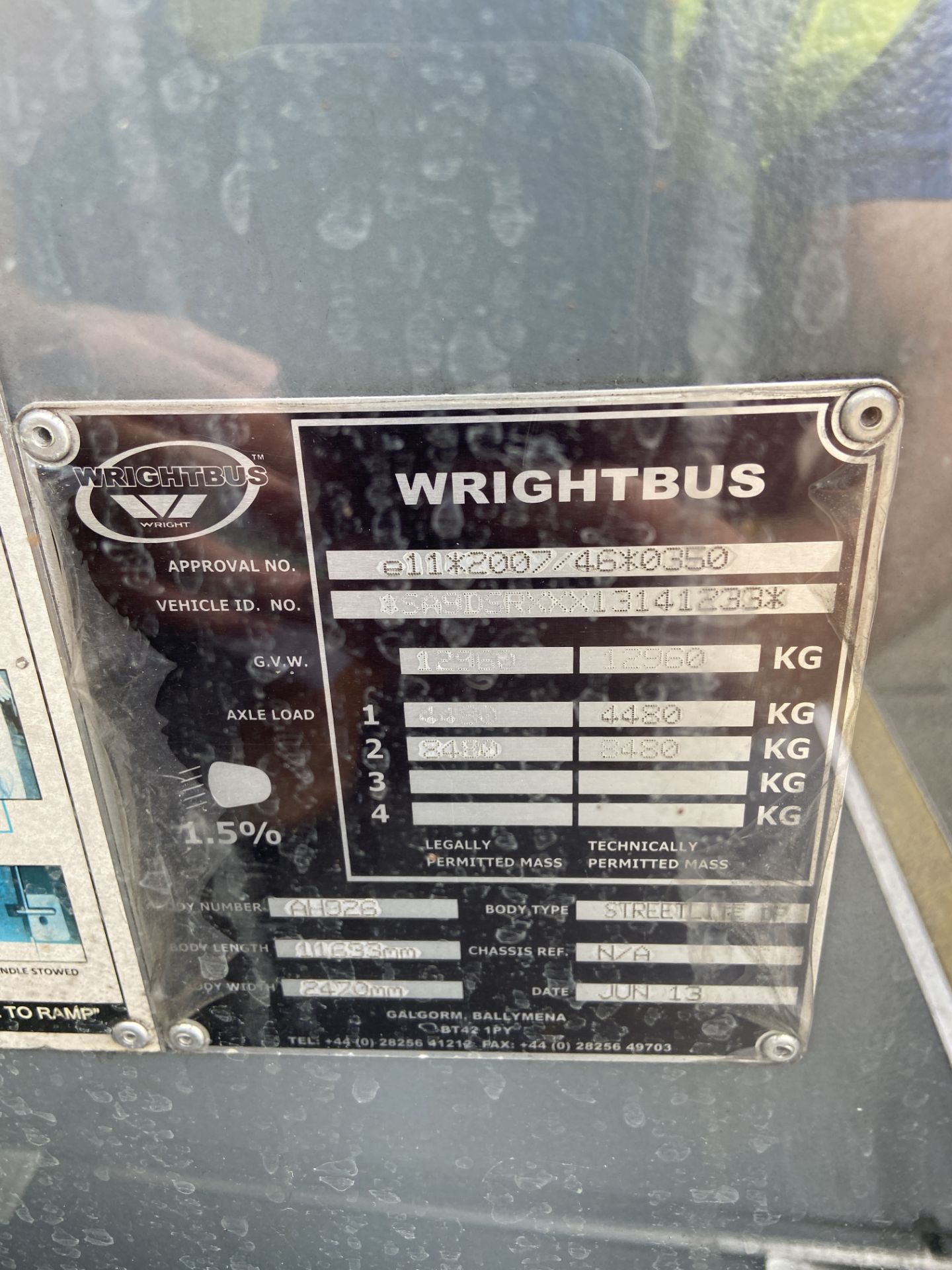 Wrightbus Streetlite, single deck service bus, Body Type: Wrightbus, Body No: AH926, Registration - Image 10 of 10