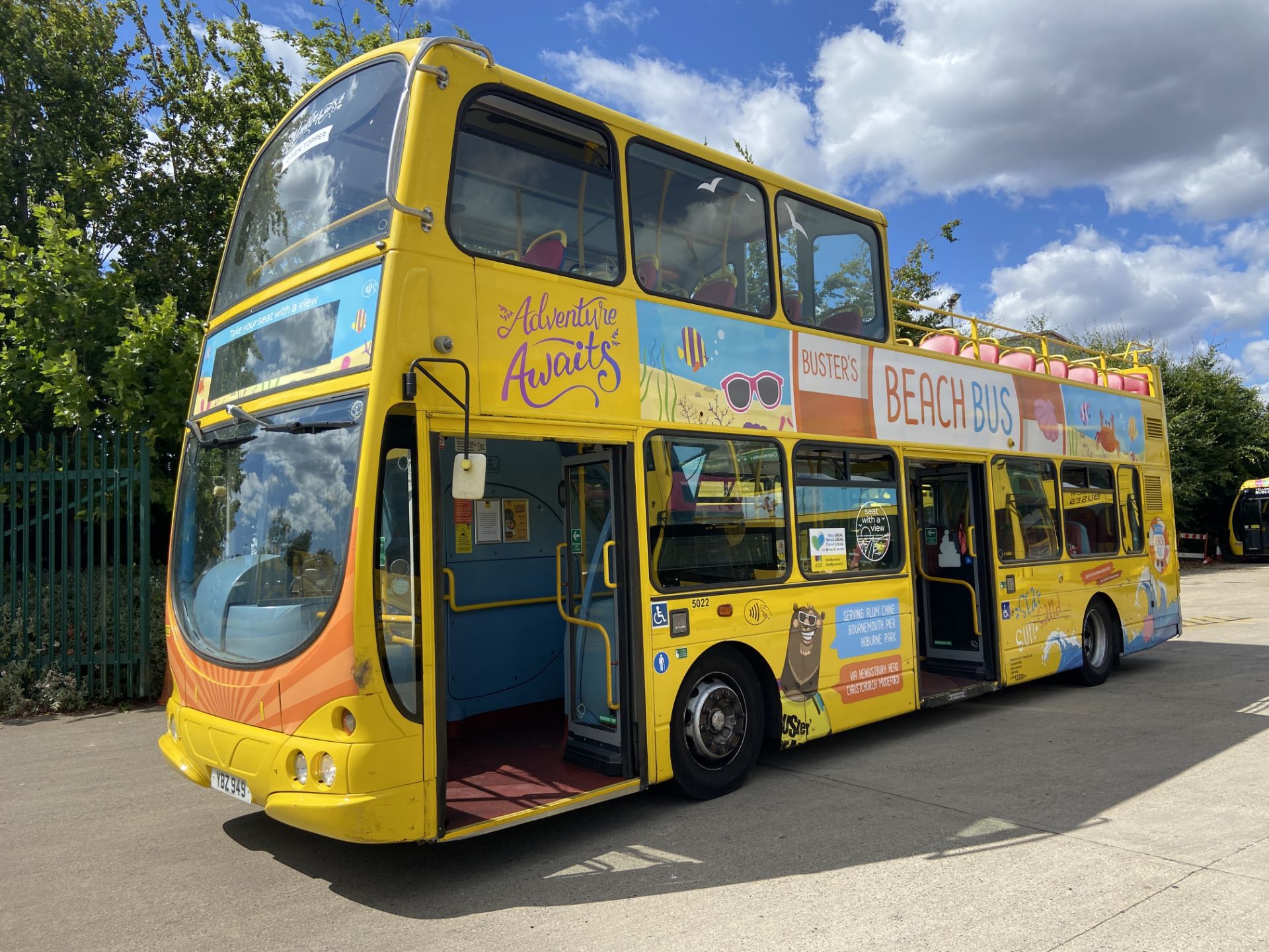 Volvo B7TL, double deck service bus, Body Type: Wrighbus Eclipse Gemini Part-Open Top, Body No: - Image 2 of 11