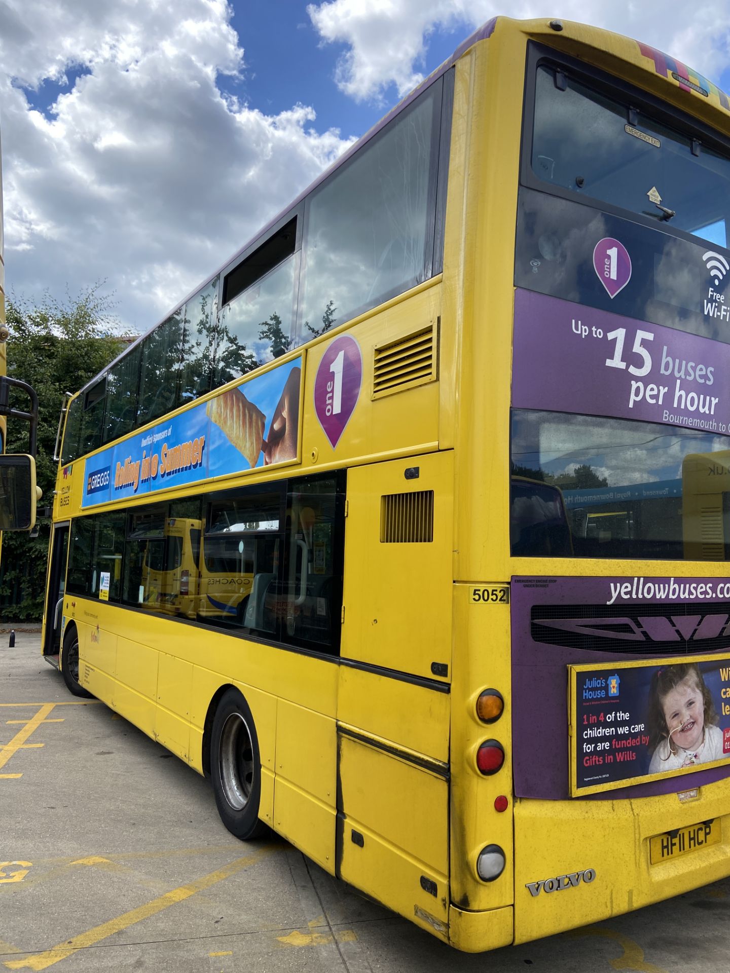 Volvo B9TL, double deck service bus, Body Type: Wrightbus Gemini 2, Body No: AF190, Registration No: - Image 3 of 11