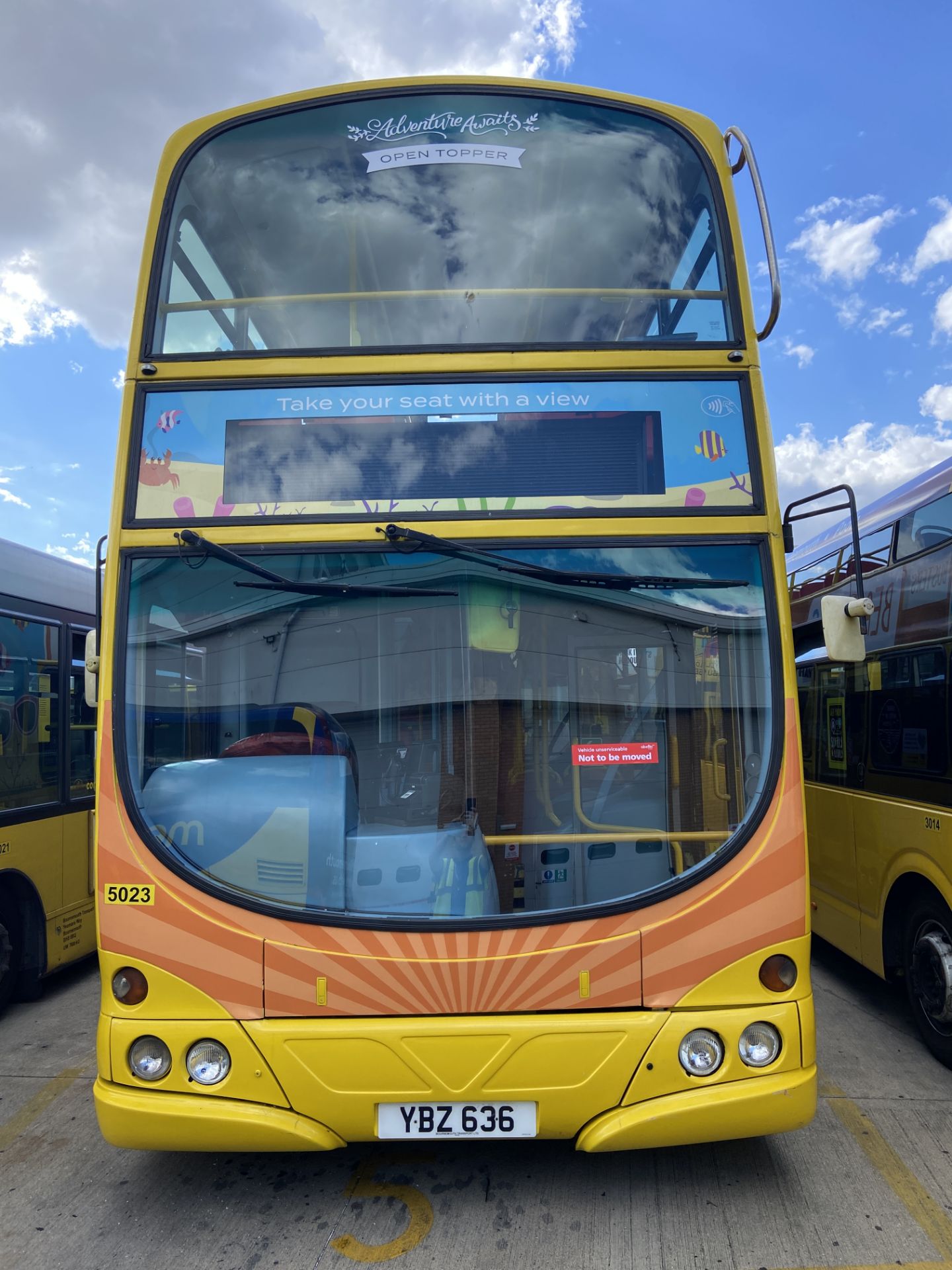 Volvo B7TL, double deck service bus, Body Type: Wrighbus Eclipse Gemini Part-Open Top, Body No: