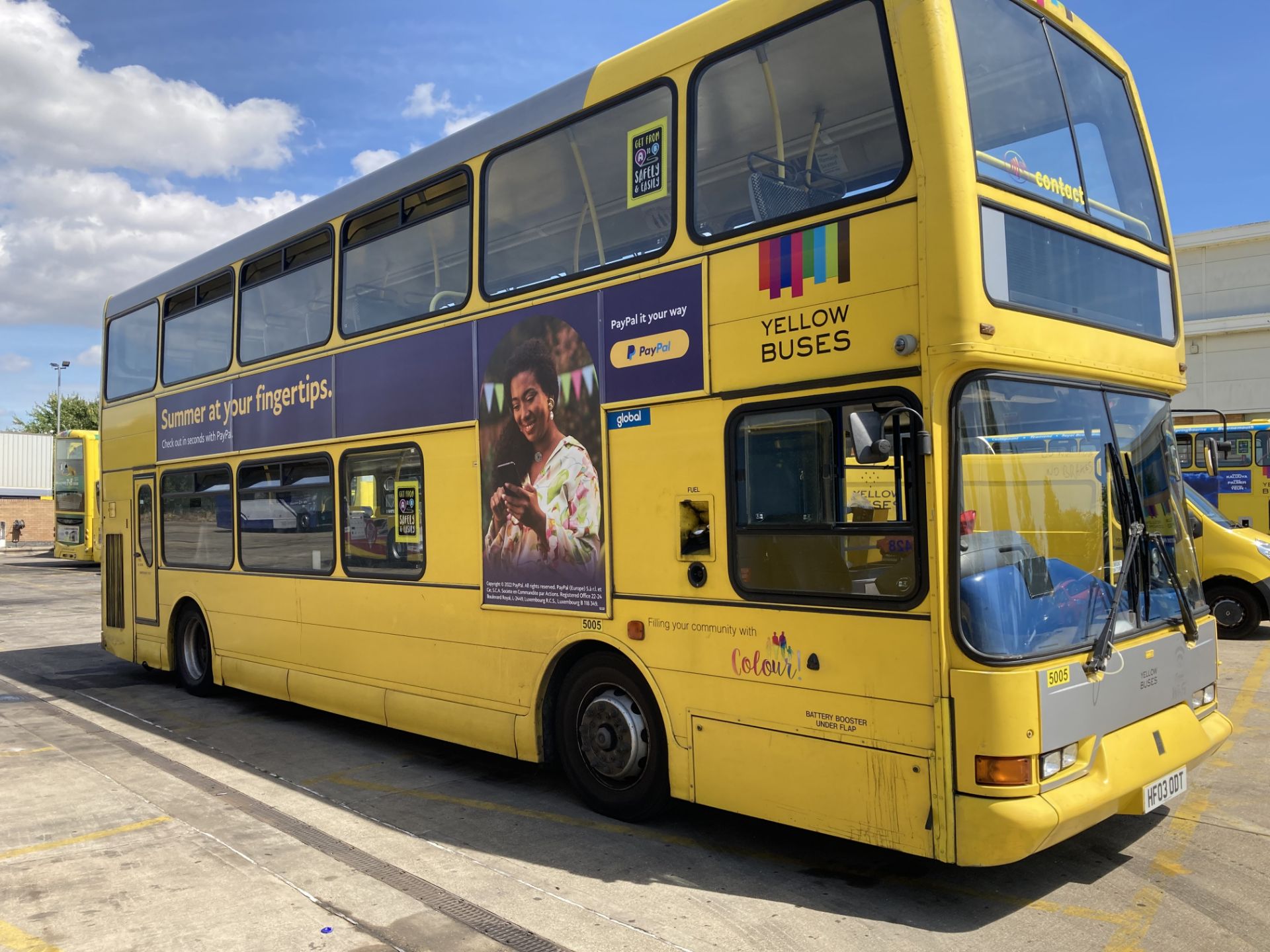 Volvo B7TL, double deck service bus, Body Type: East Lancs Vyking, Body No: 45503, Registration - Image 2 of 8