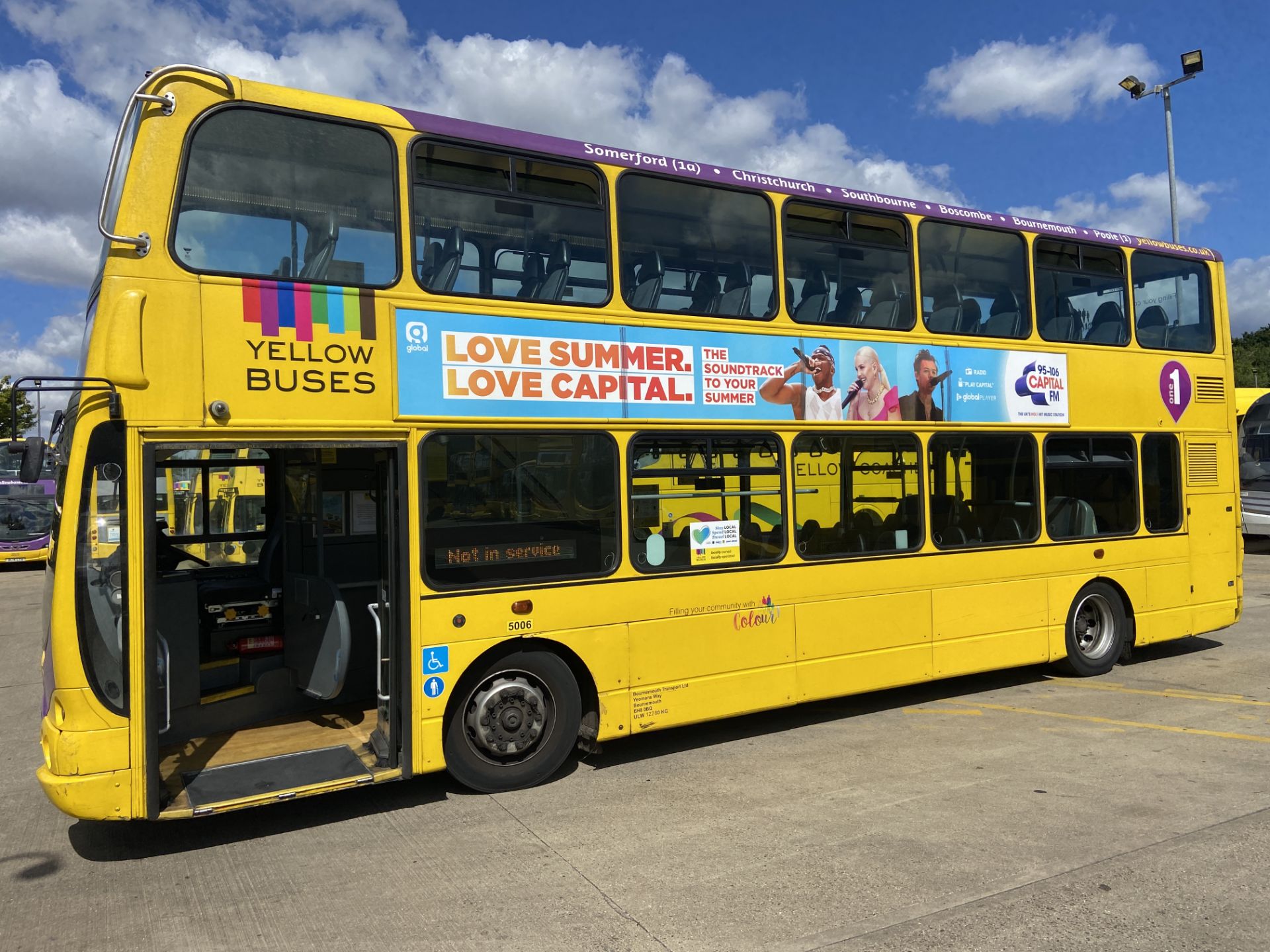 Volvo B7TL, double deck service bus, Body Type: Wrightbus Gemini, Body No: G451, Registration No: - Image 2 of 11