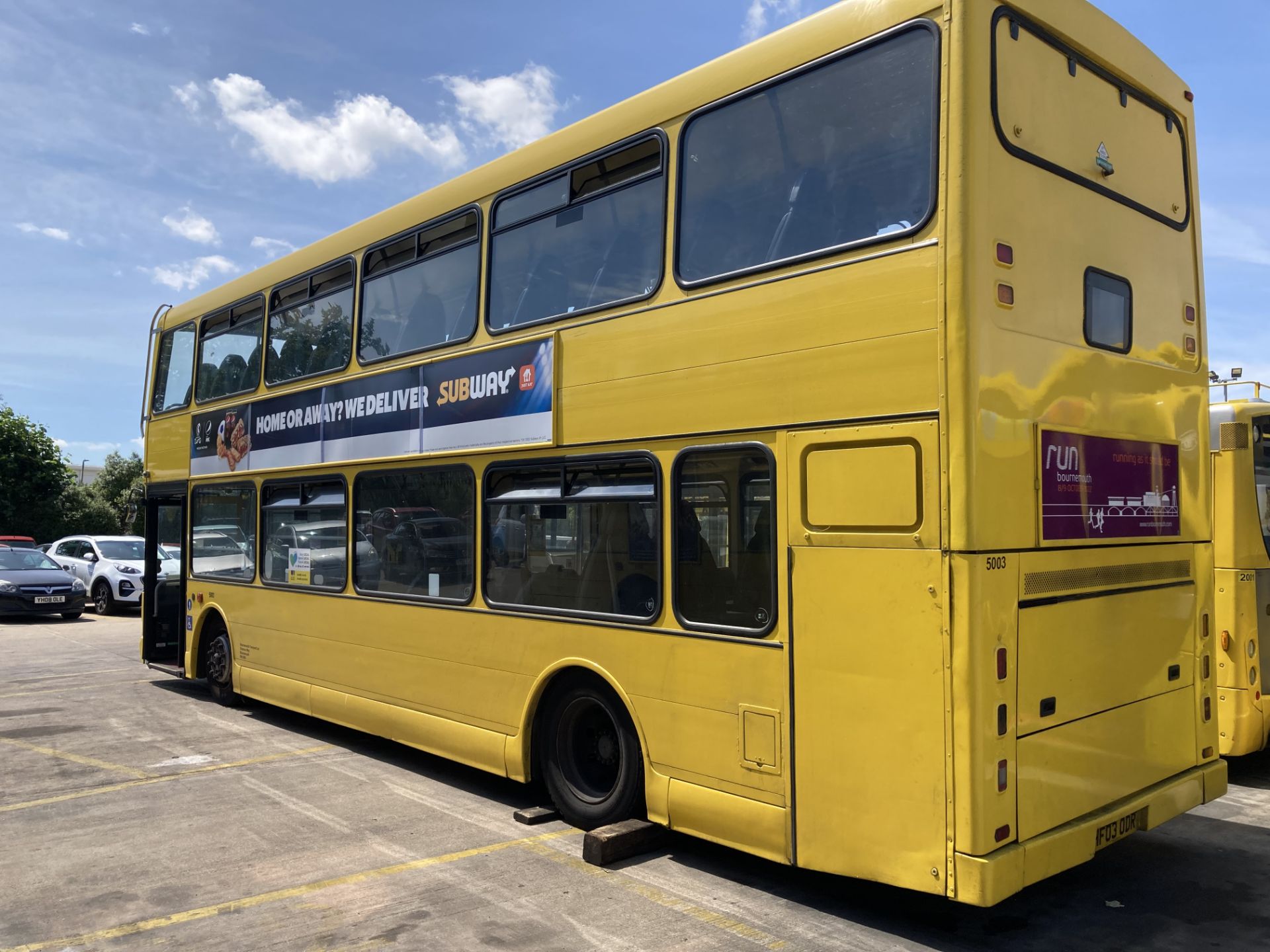 Volvo B7TL, double deck service bus, Body Type: East Lancs Vyking, Body No: 45501, Registration - Image 4 of 8