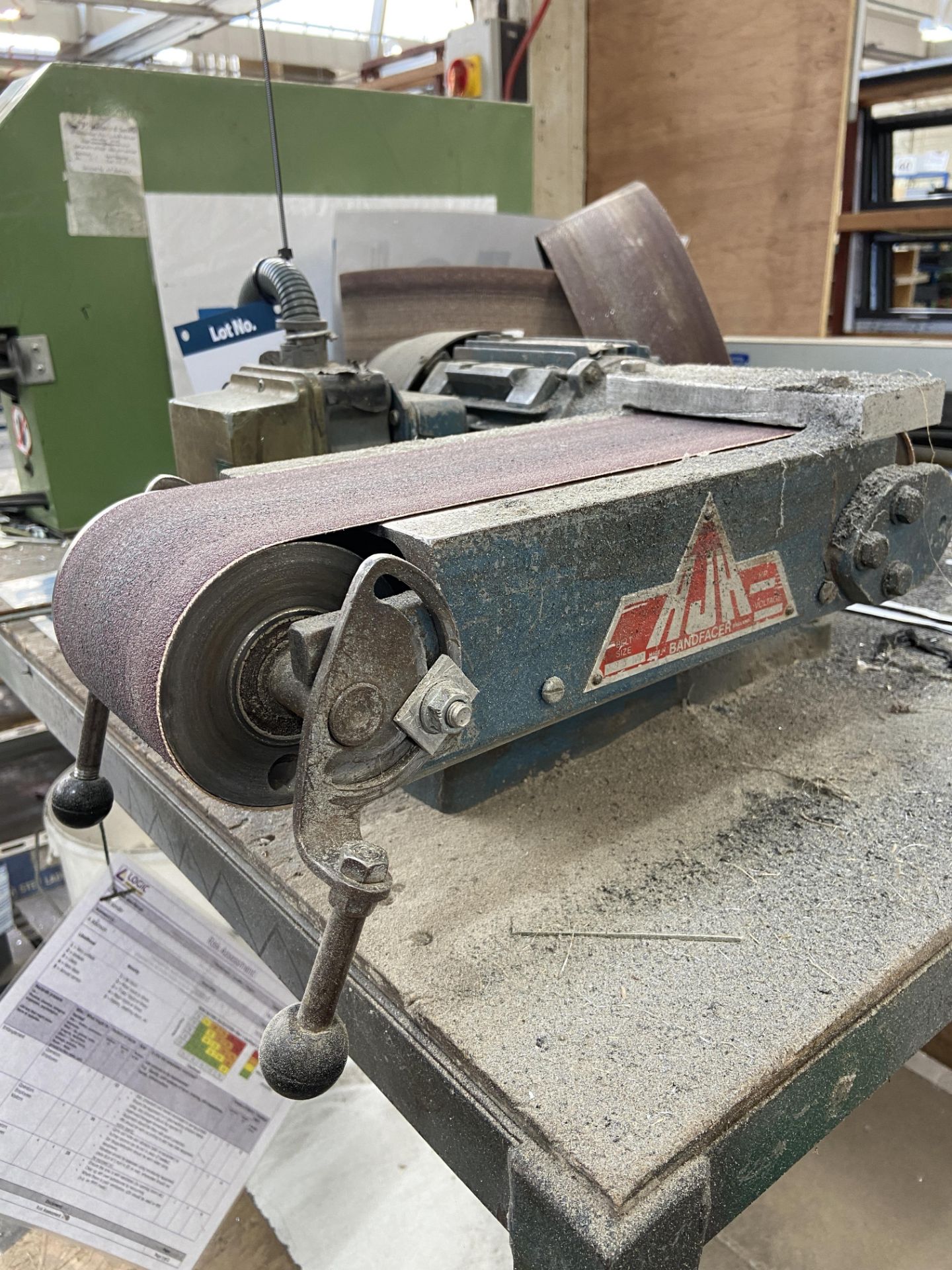 AJH benchtop horizontal belt sander, Beltsize: 9.5 x 100 - Bild 2 aus 2