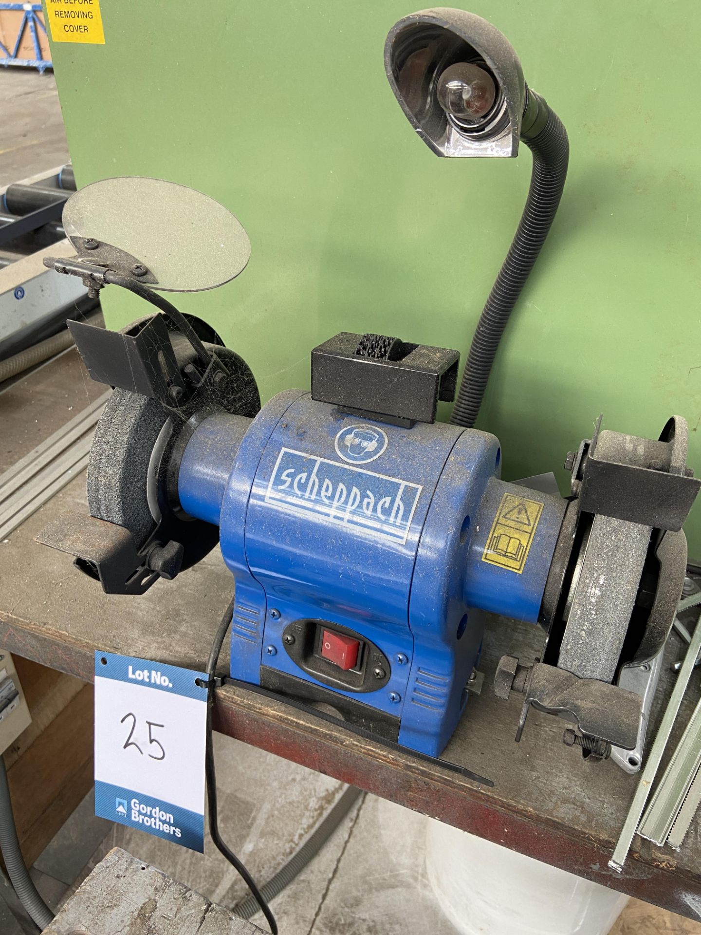 Scheppach double-sided bench grinder, Model: BG150