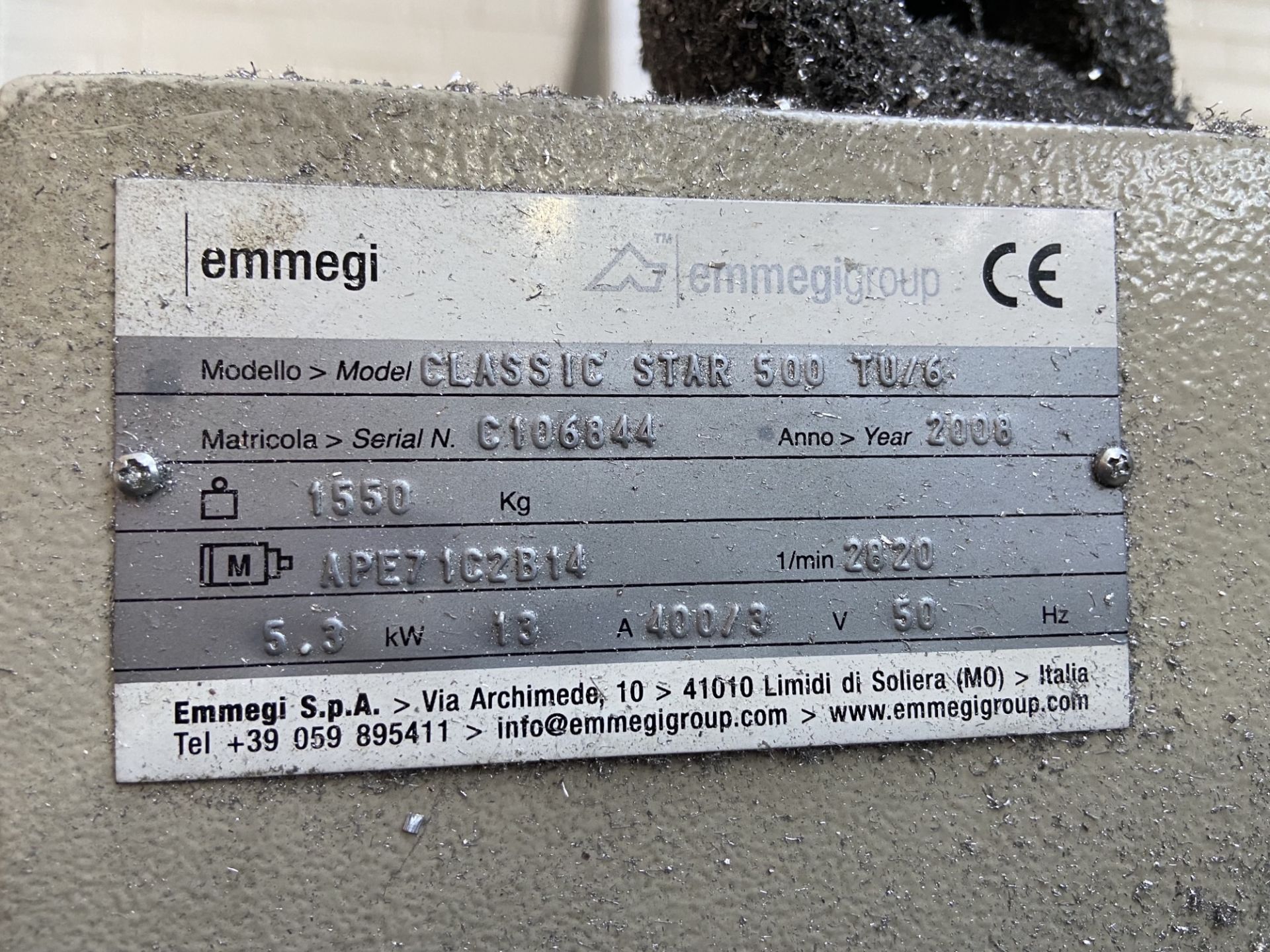 Emmegi, Model: Classic, electronic double head cut off machine (2004) - Bild 4 aus 6