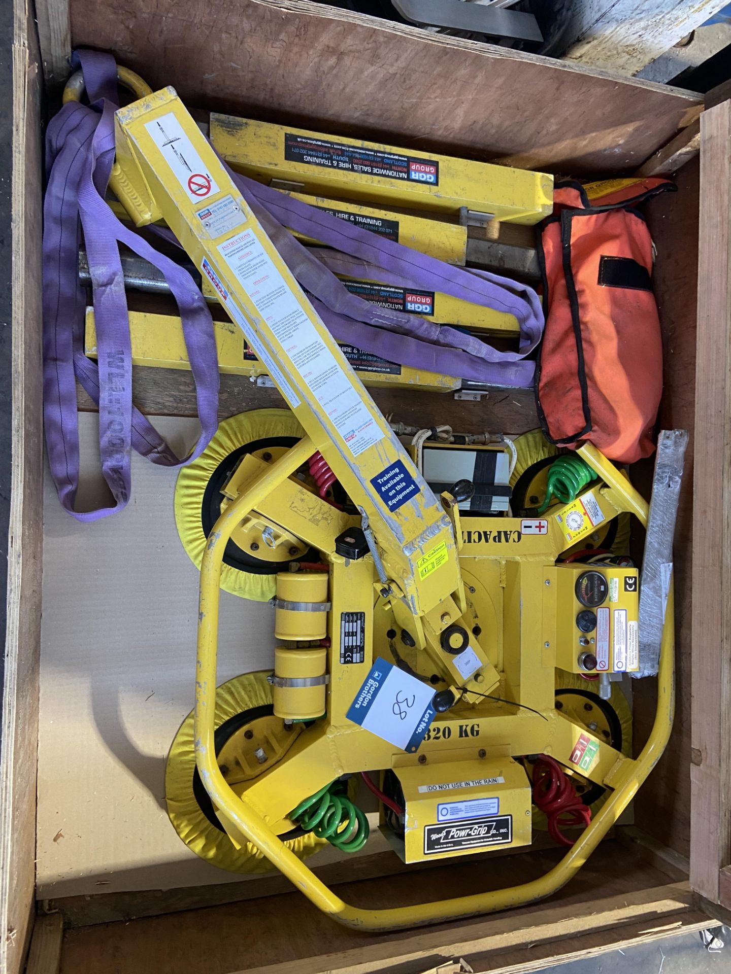 Wood's Powr-Grip vacuum lifter, Model: SMRT411LDC, Serial No. 1964 (2002), SWL 320kg - Image 2 of 3