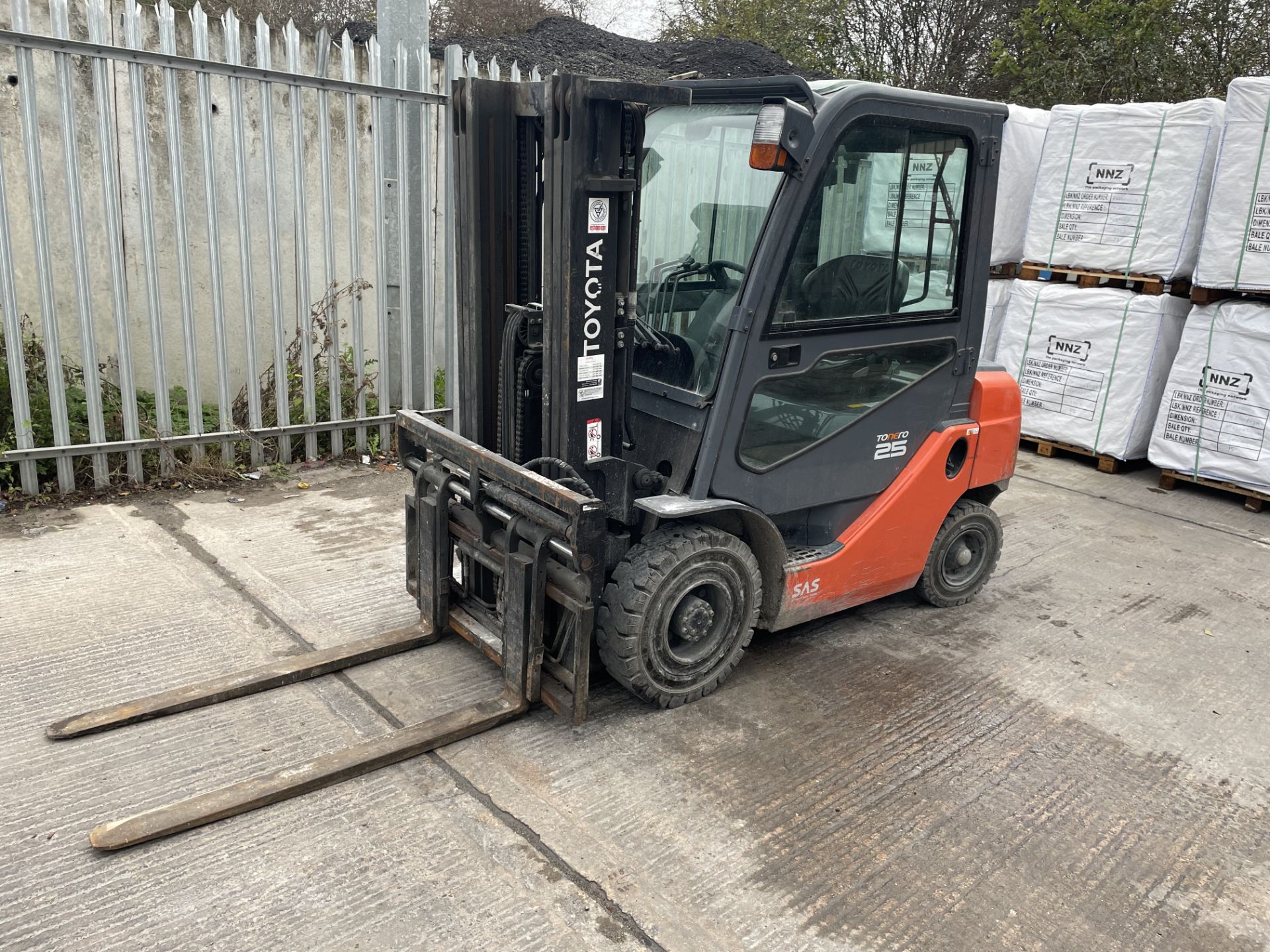 Toyota, Tonero 25 Type 02-8FDF25, diesel counter balance forklift, Serial No. 69136 (2019), Last