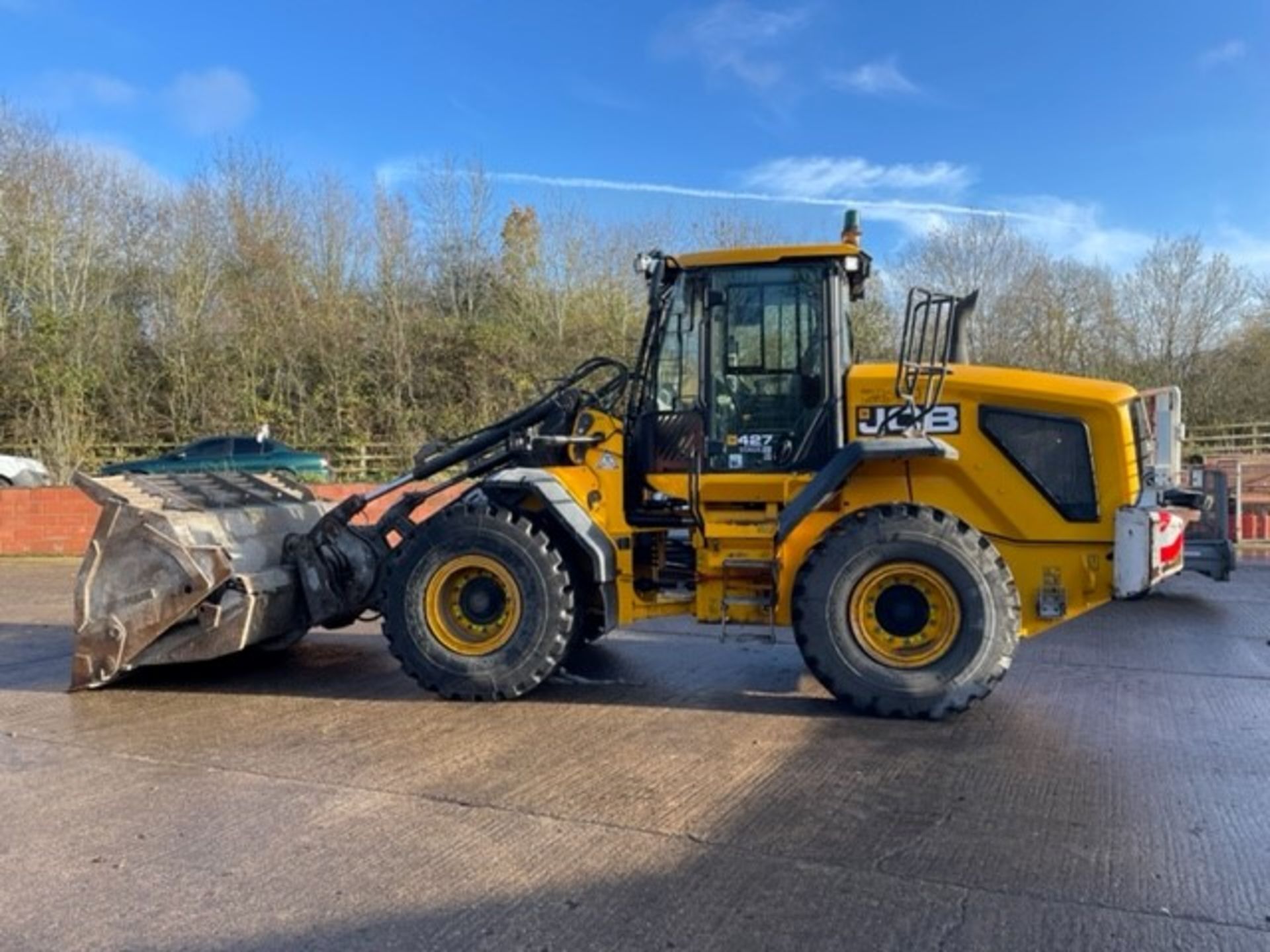 JCB, Wastemaster 427 S5, wheel loader, PIN: JCB4A5A9VK2679908 (2019), Last known Hours 3775.8,