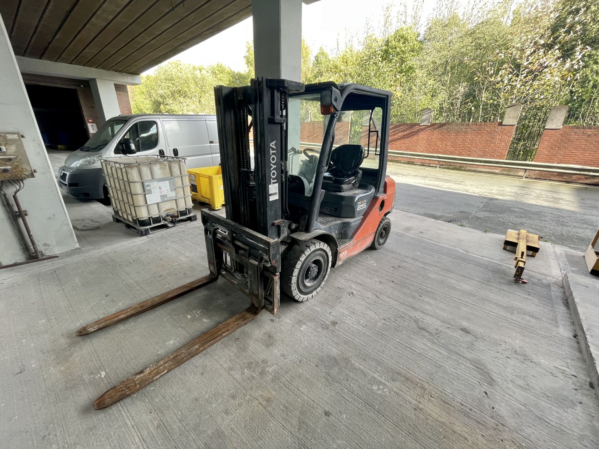 Toyota, Tonero 25 Type 02-8FDF25, diesel counter balance forklift, Serial No. 69144 (2019), Last