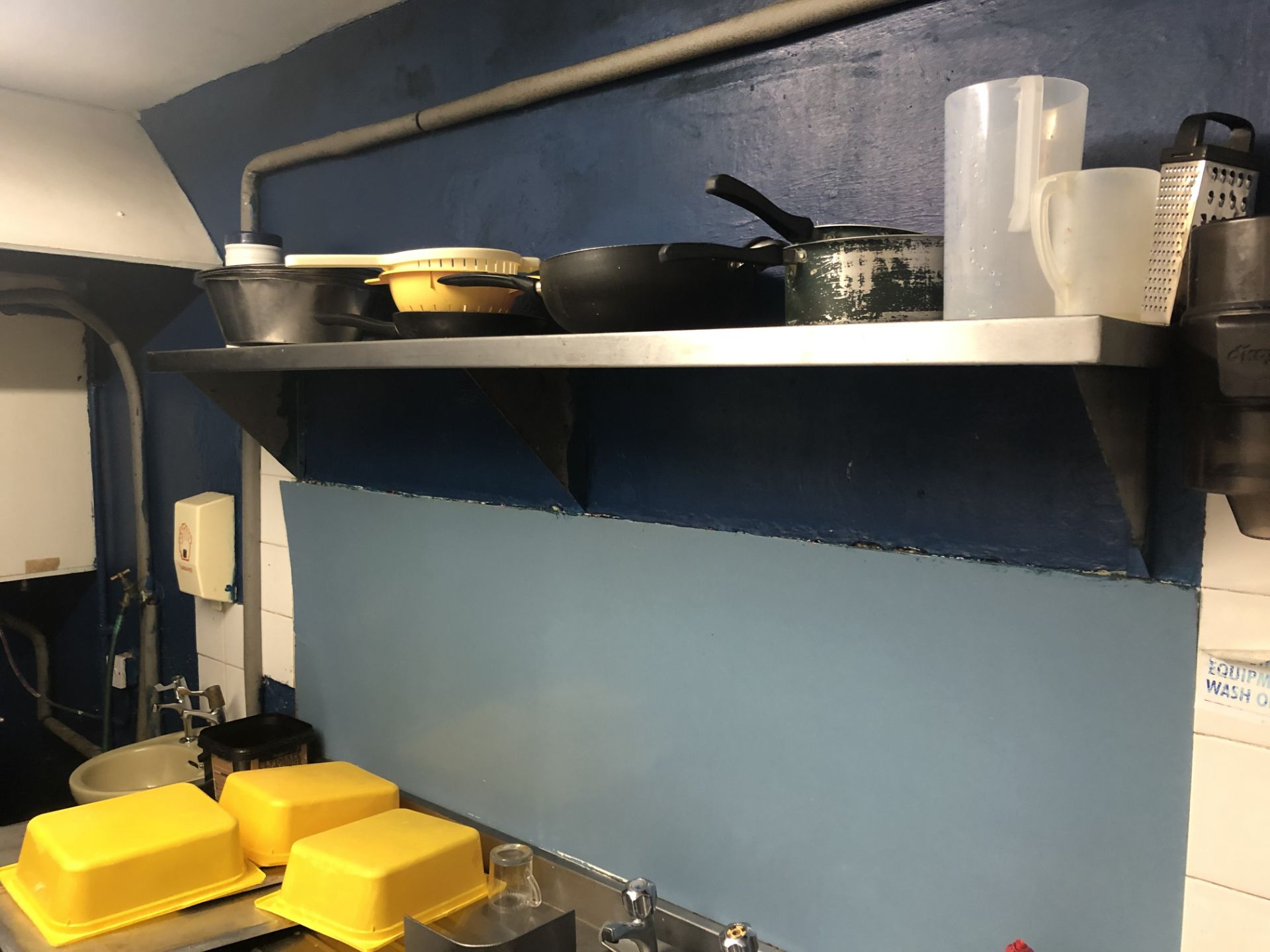 4 x STAINLESS STEEL SHELVES - Image 3 of 3