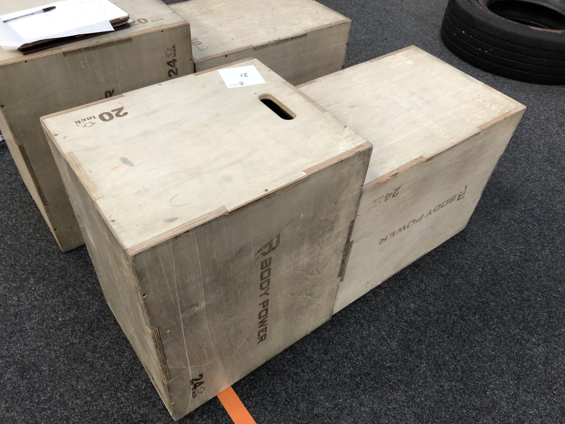 PAIR OF BODY POWER JUMP BOXES