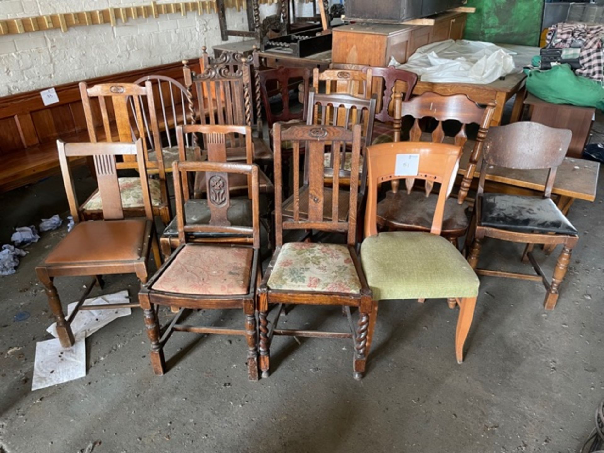 ASSORTMENT OF VARIOUS CHAIRS