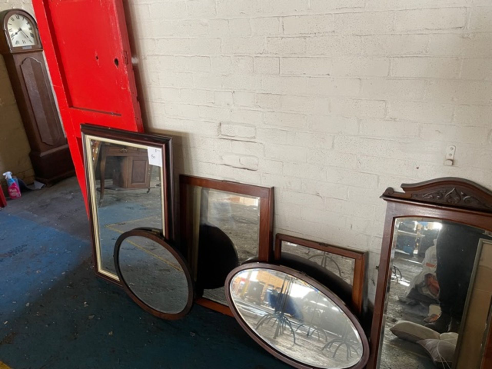 SET OF ASSORTED MIRRORS (6) - Image 2 of 2