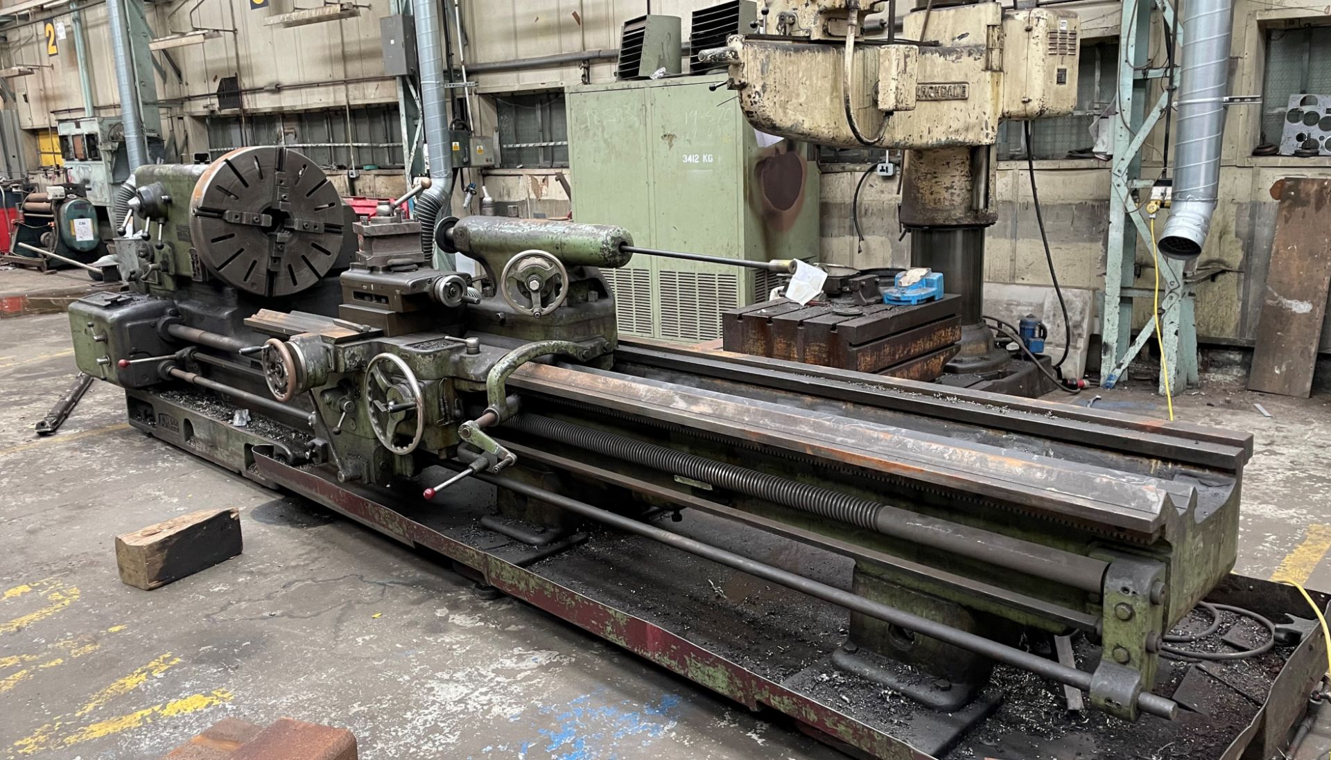 Dean Smith Grace Lathe- Type 30 30 x 144 Machine No 35157-11-63 - Image 3 of 5